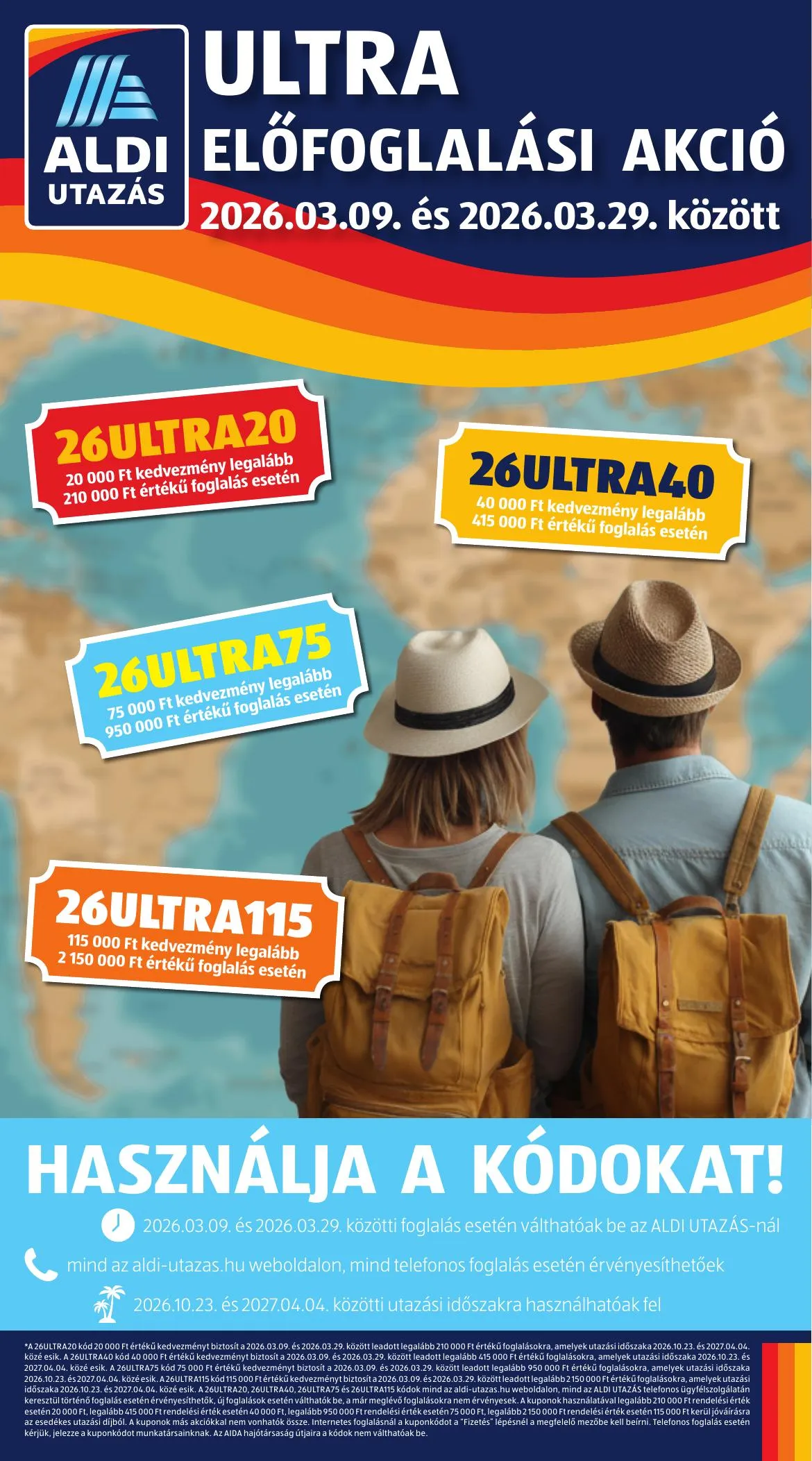 Aldi akciós újság Utazas 03.26–03.26