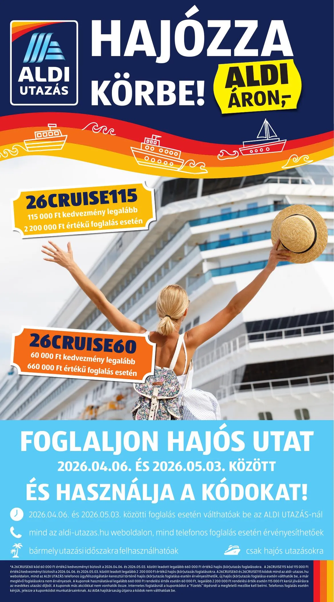 Aldi akciós újság Utazas 04.16–04.16