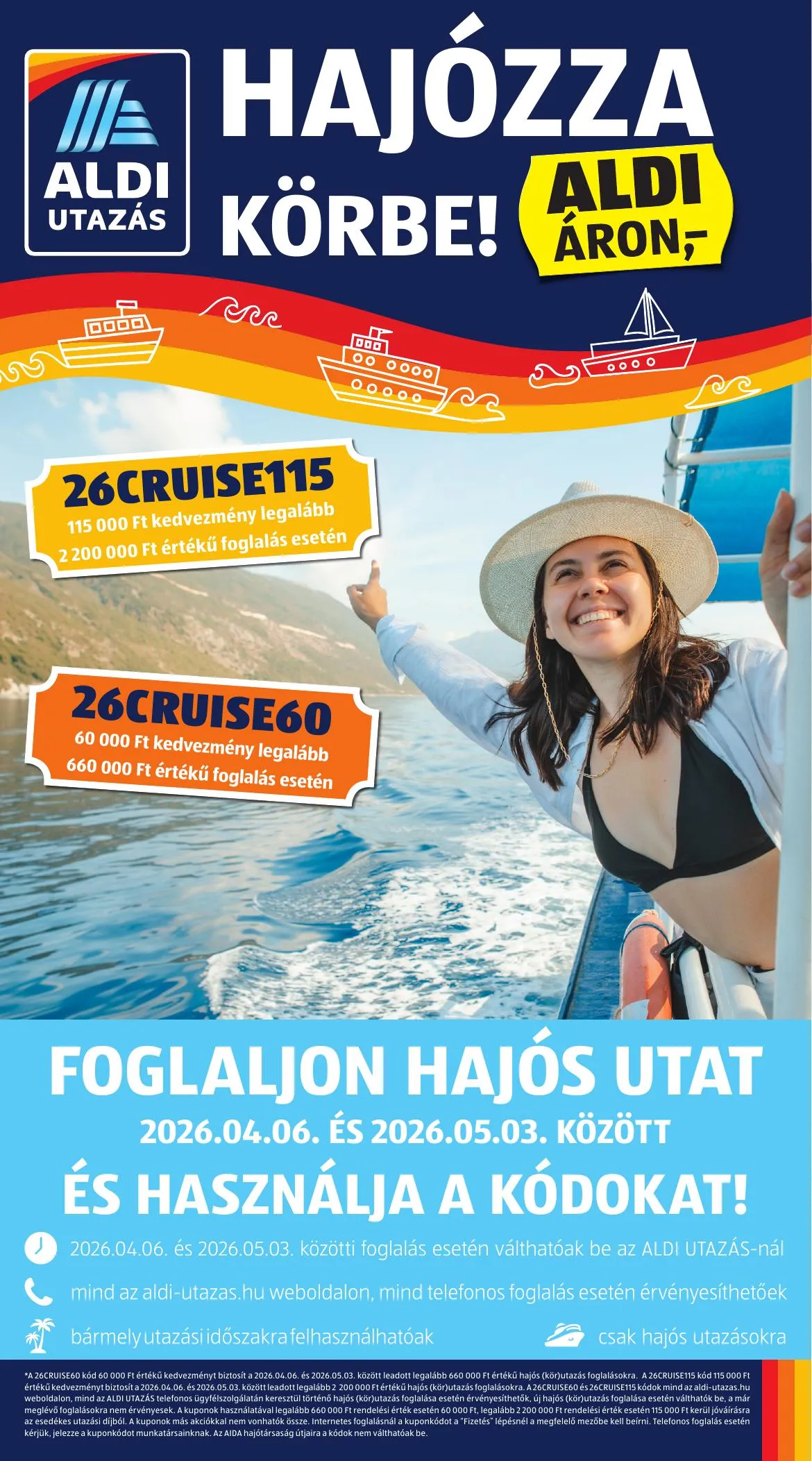Aldi akciós újság Utazas 04.23–04.23