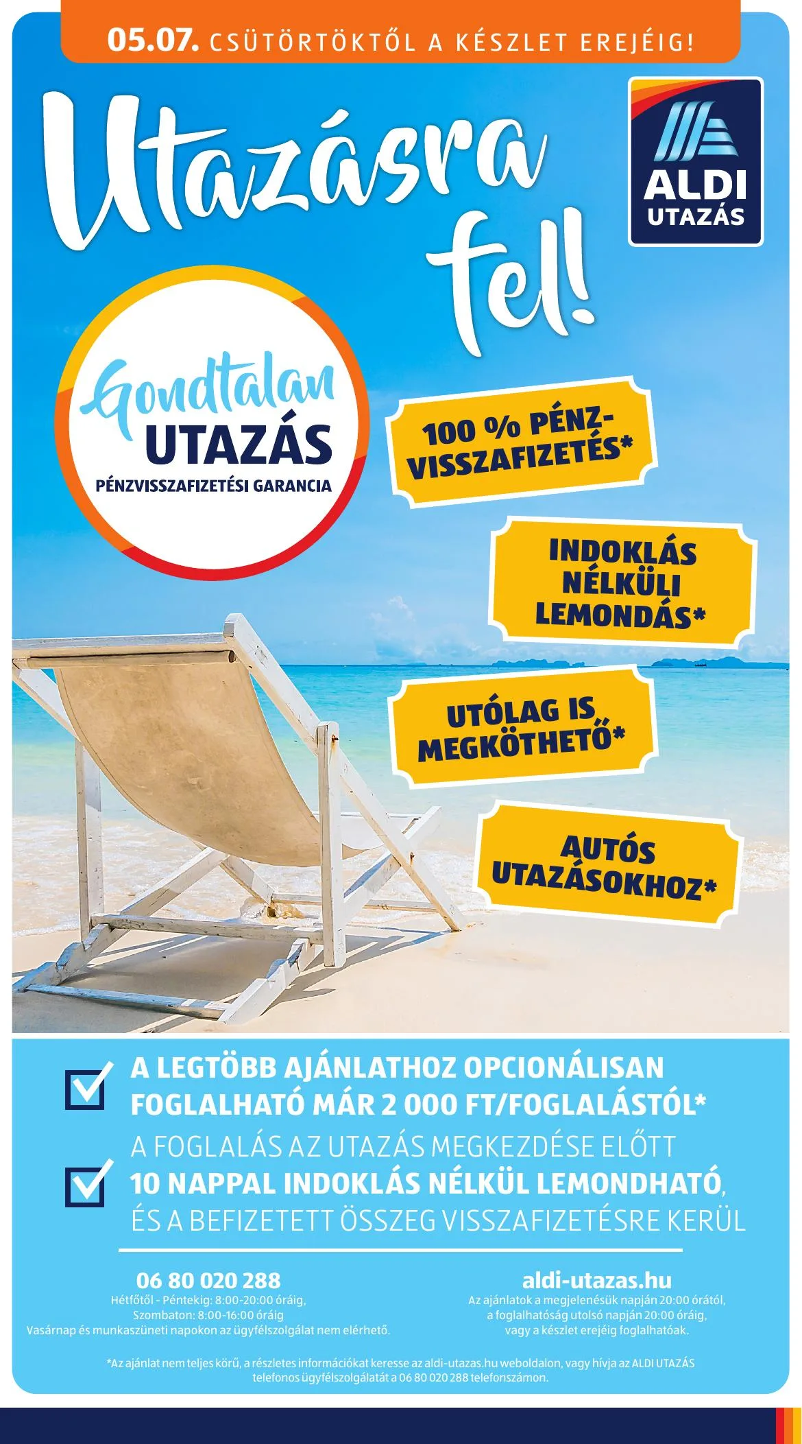 Aldi akciós újság Utazas 04.30–05.06