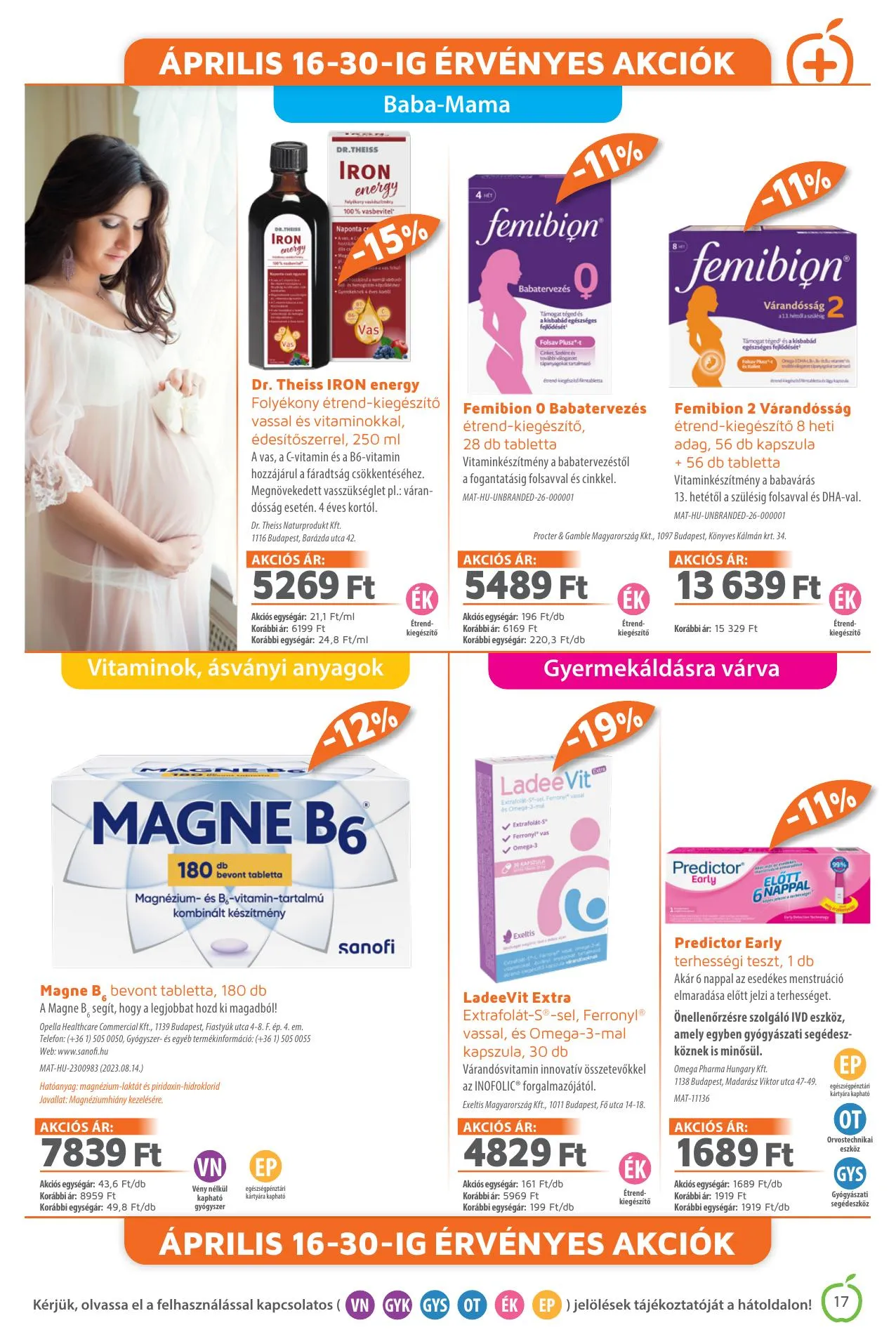 Alma akciós újság Gyogyszertar 04.01–04.30 – 17. oldal