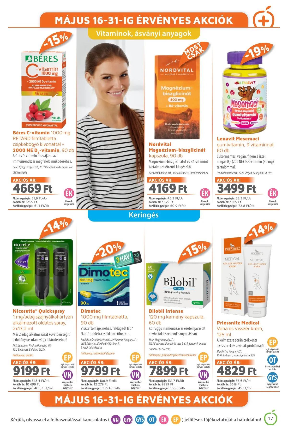 Alma akciós újság Gyogyszertar 05.01–05.31 – 17. oldal