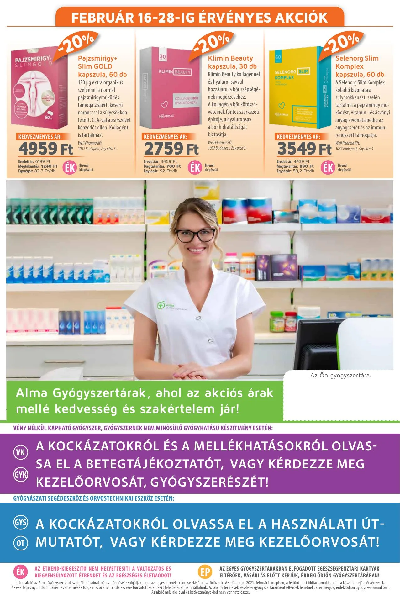 Alma akciós újság Patika 02.01–02.28 – 11. oldal