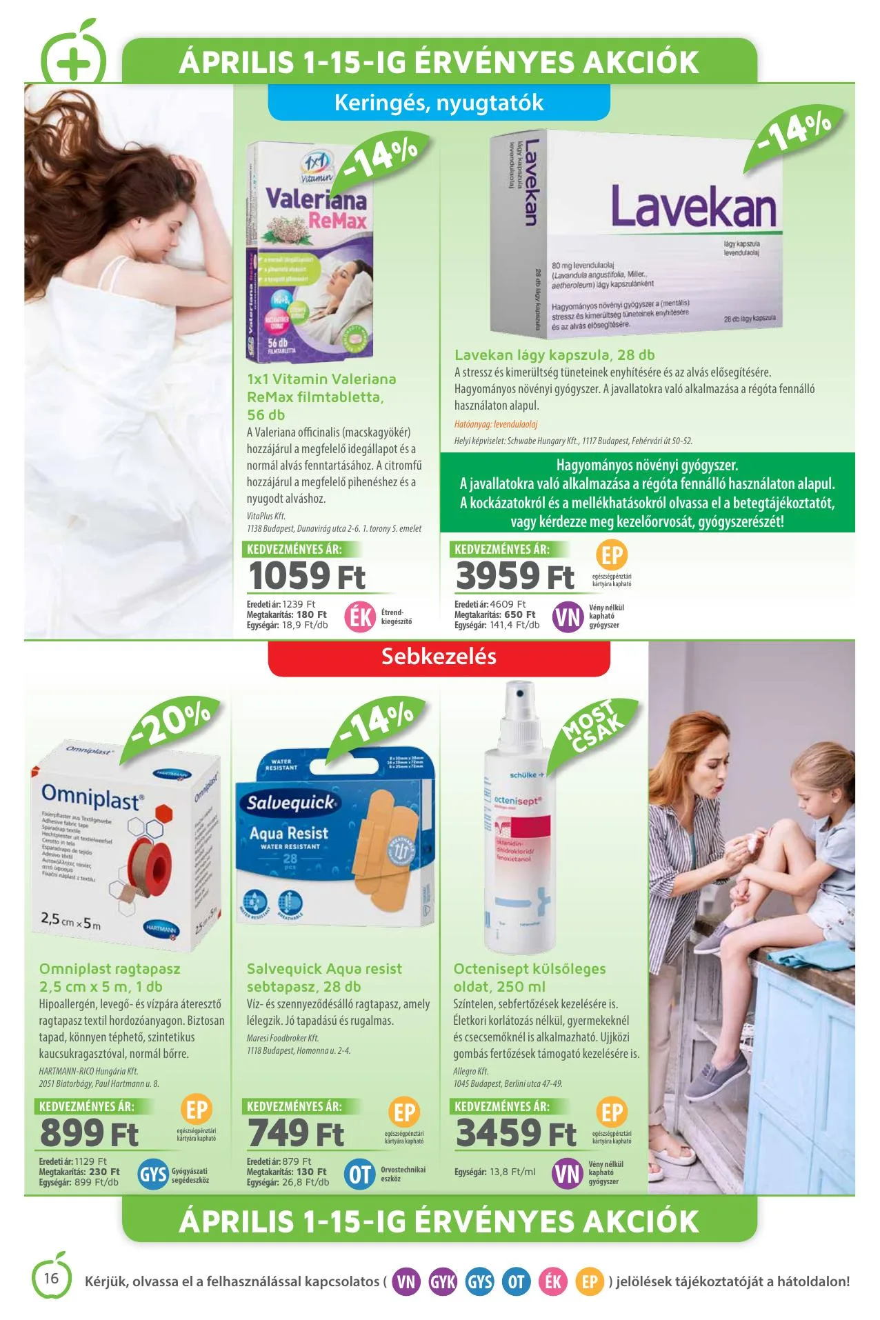 Alma akciós újság Patika 04.01–04.30 – 16. oldal