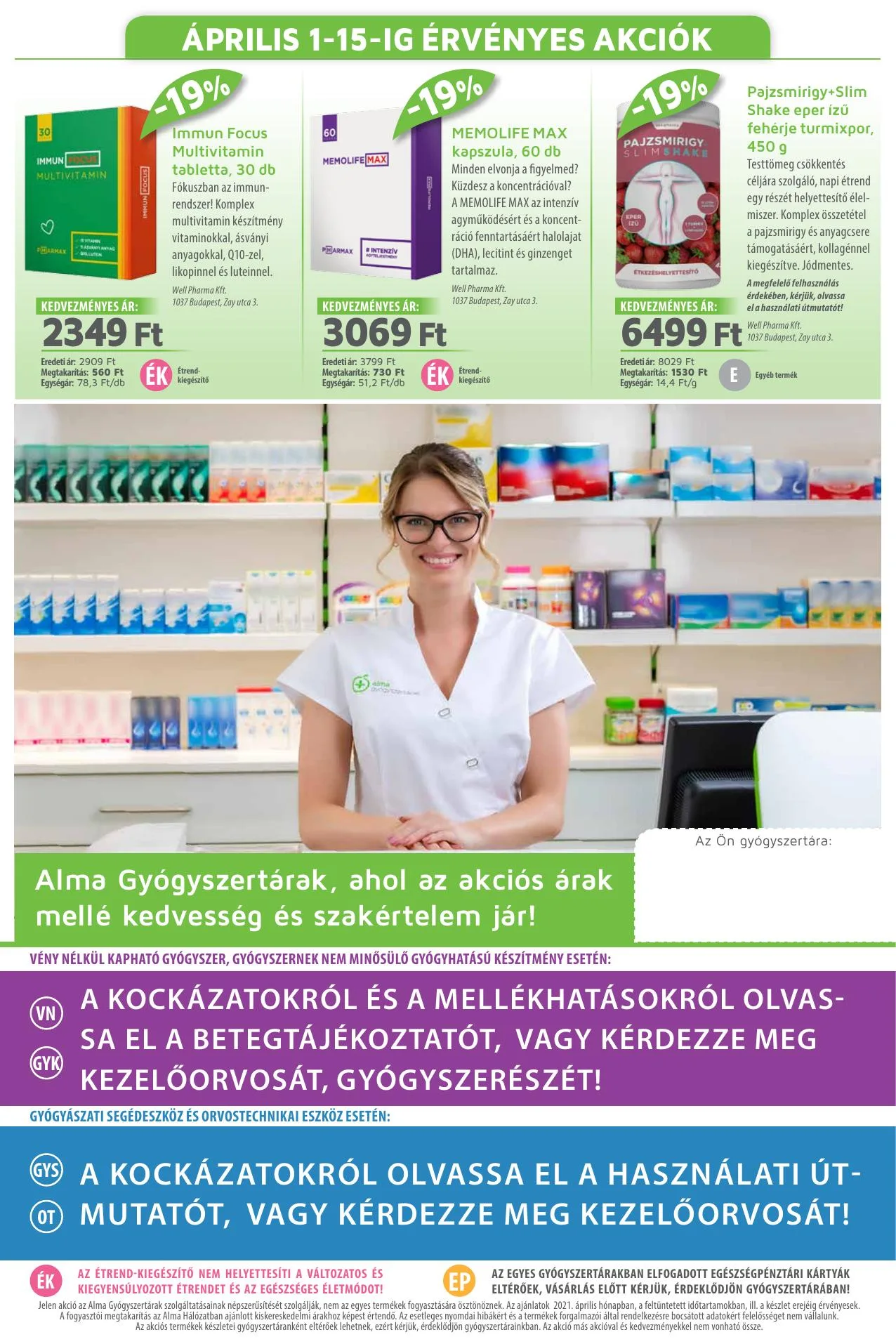 Alma akciós újság Patika 04.01–04.30 – 20. oldal