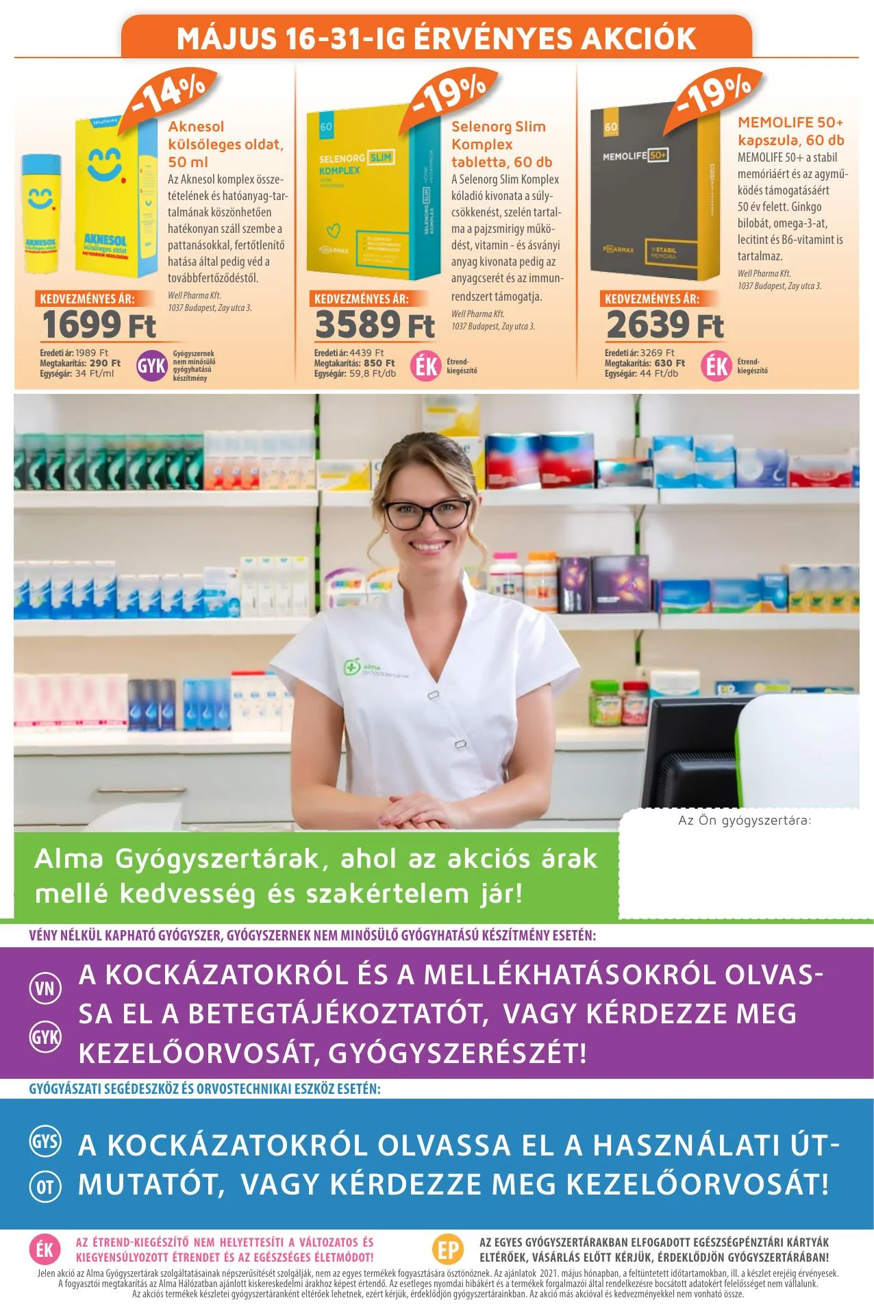 Alma akciós újság Patika 05.01–05.31 – 11. oldal