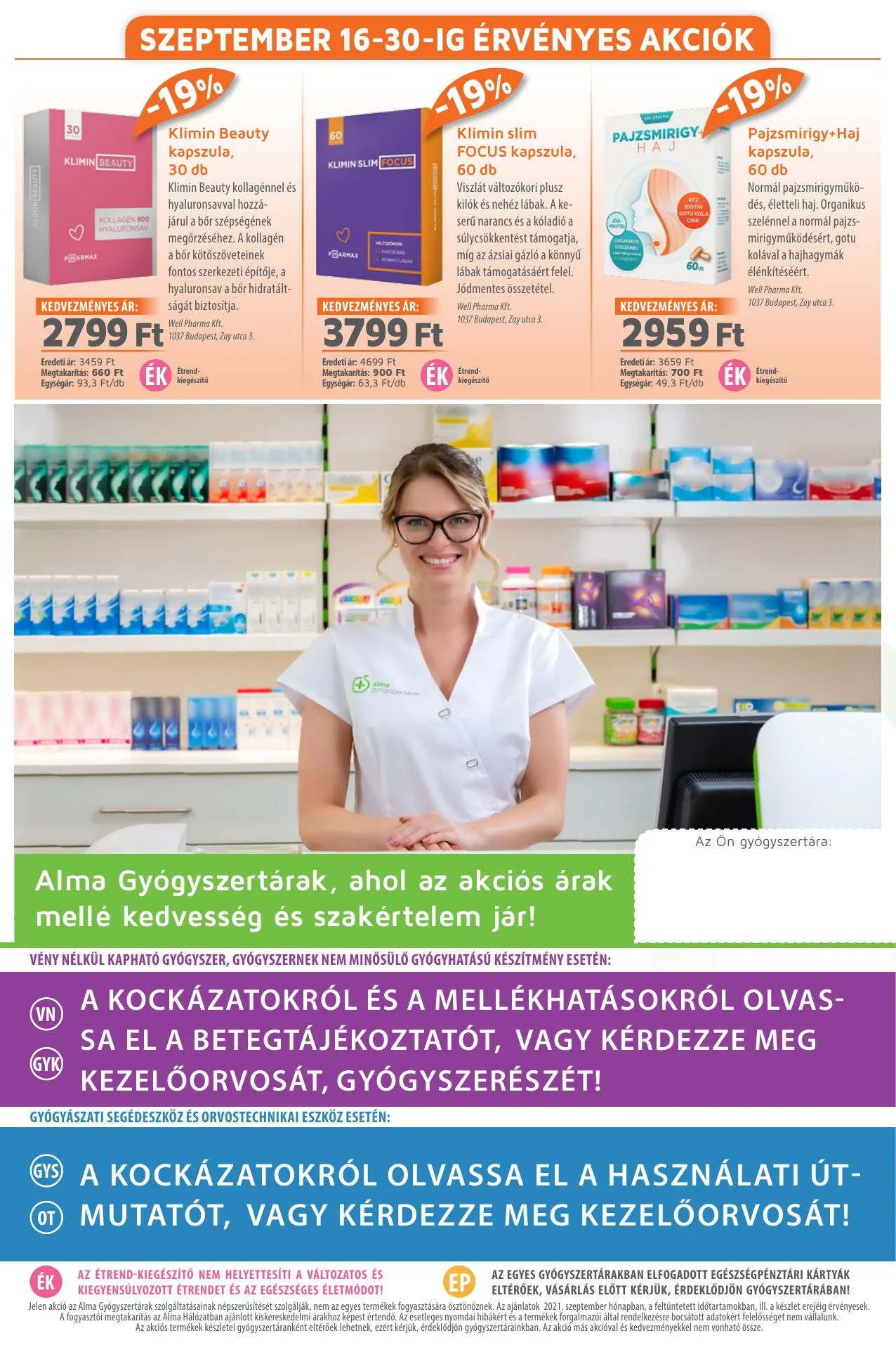 Alma akciós újság Patika 09.01–09.30 – 11. oldal