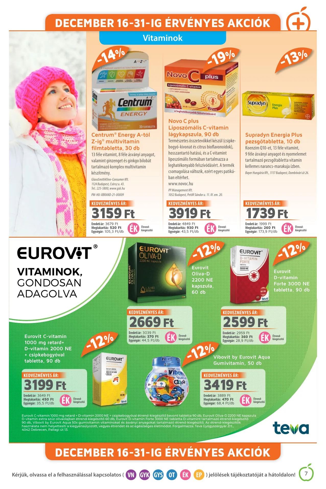 Alma akciós újság Patika 12.01–12.31 – 7. oldal