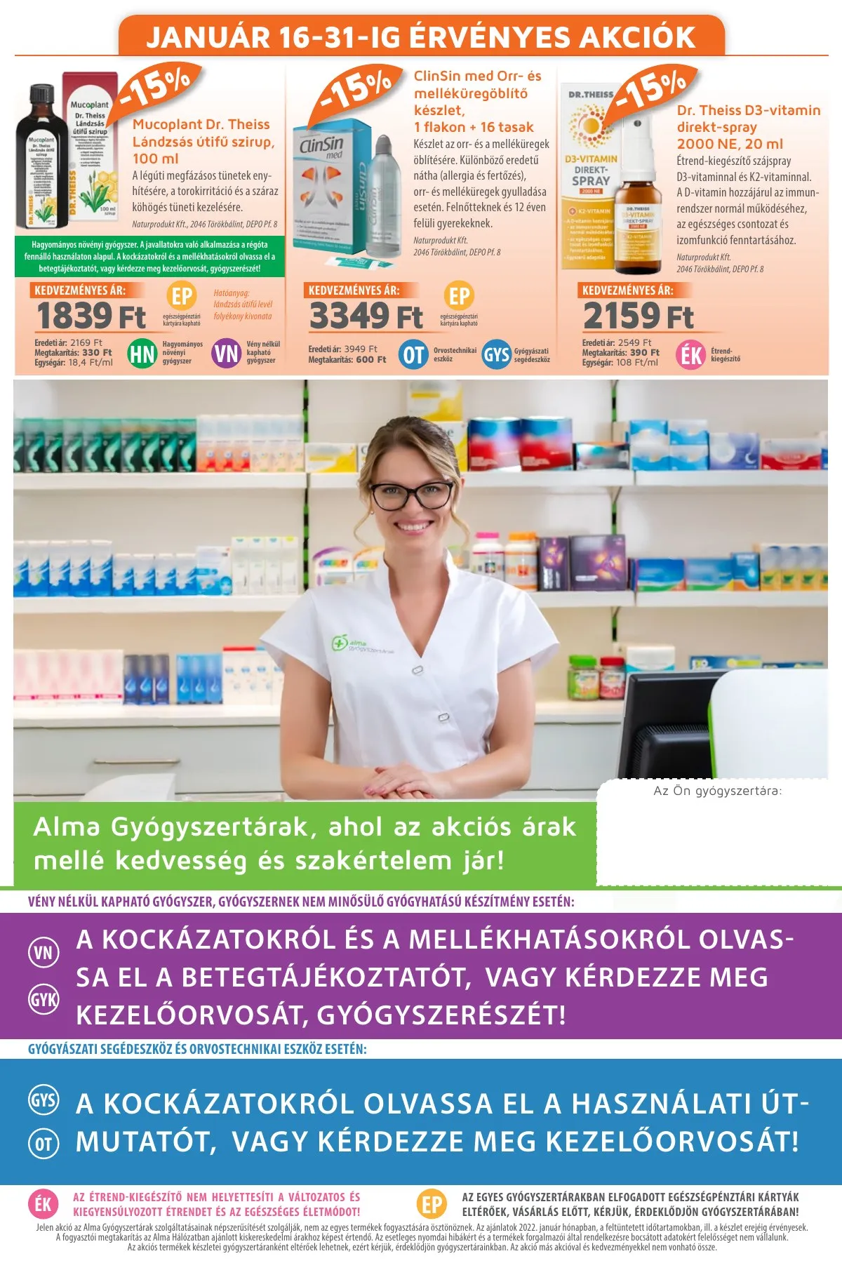 Alma akciós újság Patika 01.01–01.01 – 11. oldal