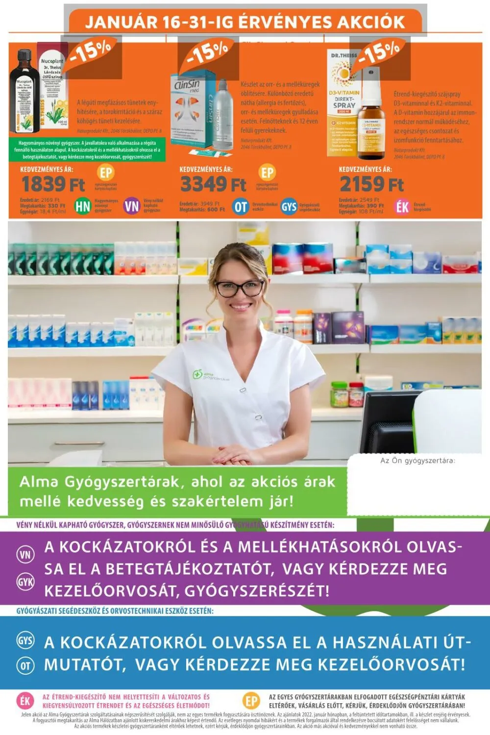 Alma akciós újság Patika 01.01–01.31 – 11. oldal
