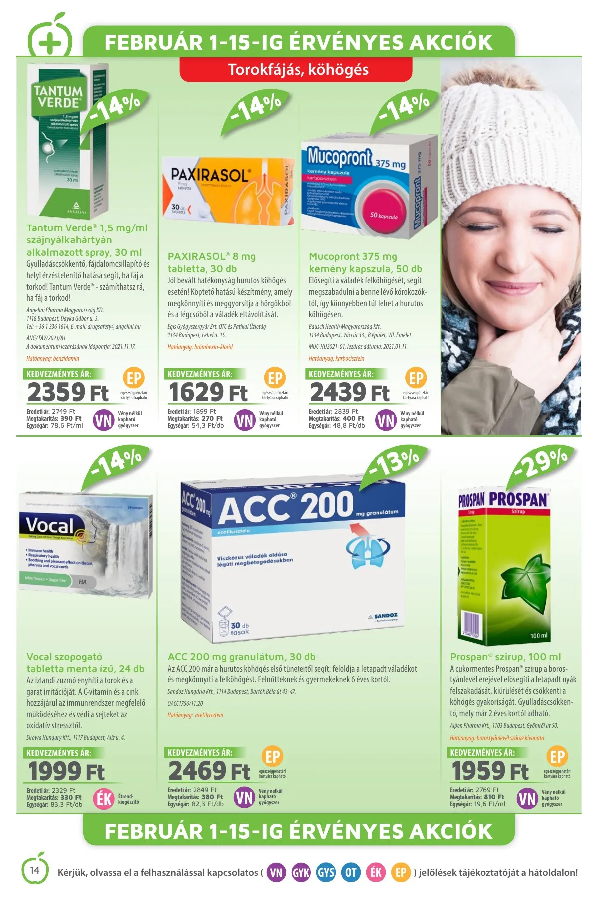 Alma akciós újság Patika 02.01–02.28 – 14. oldal