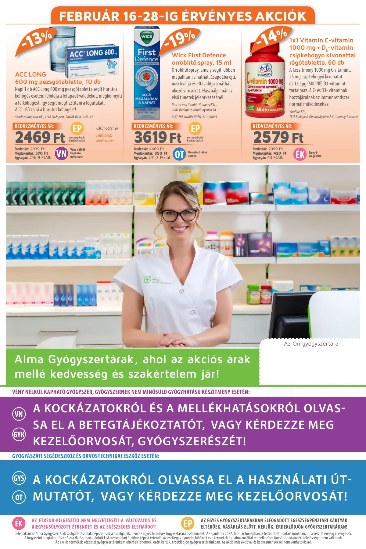 Alma akciós újság Patika 02.01–02.28 – 20. oldal