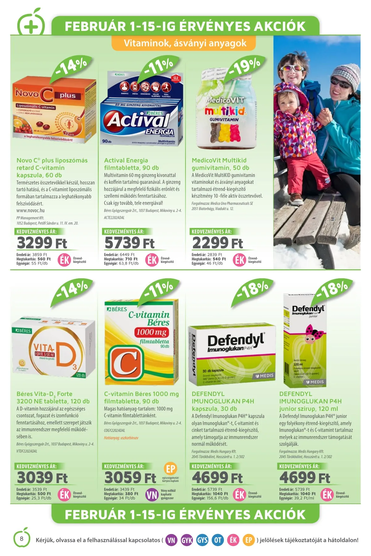 Alma akciós újság Patika 02.01–02.28 – 8. oldal