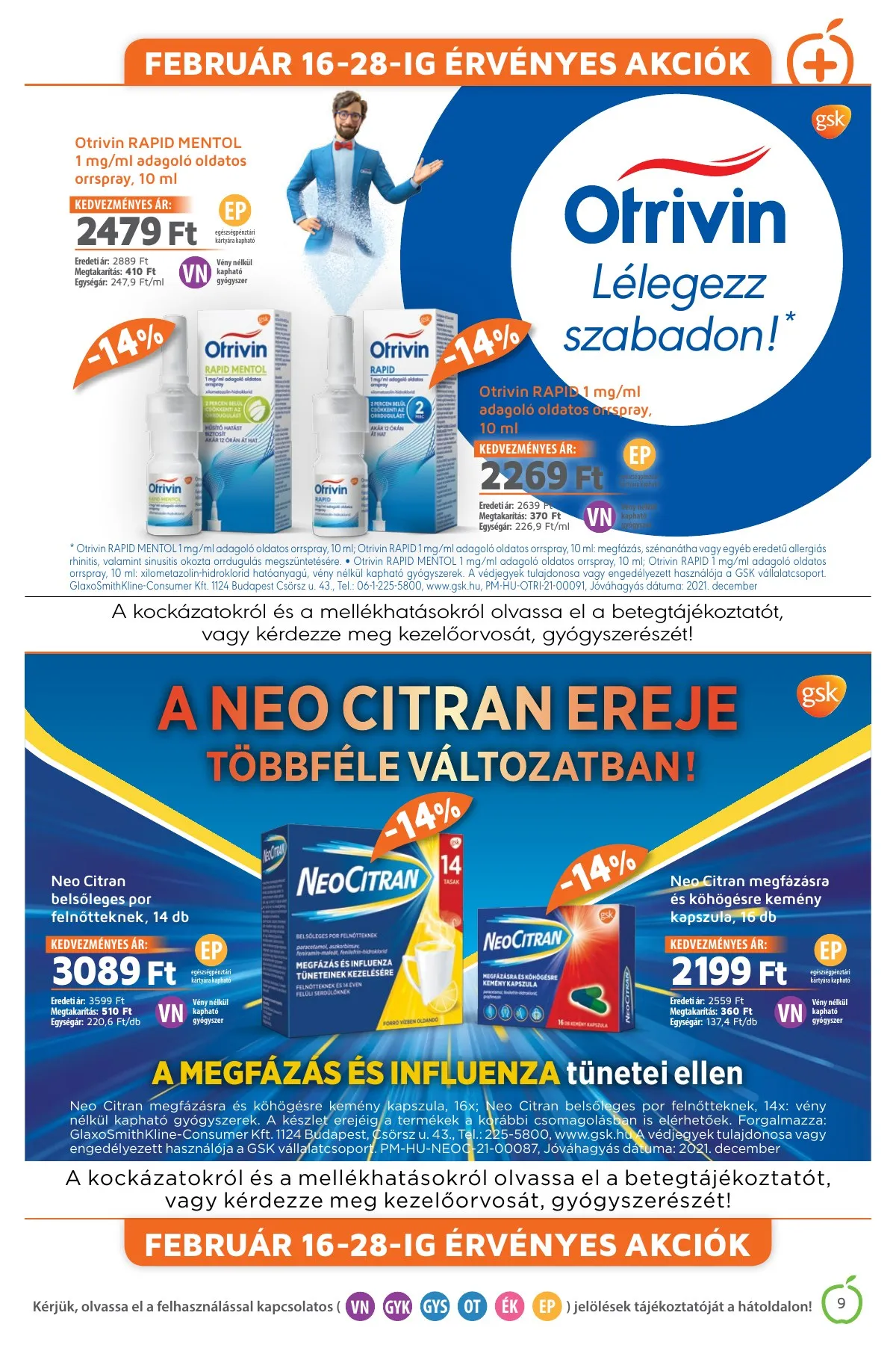 Alma akciós újság Patika 02.01–02.28 – 9. oldal