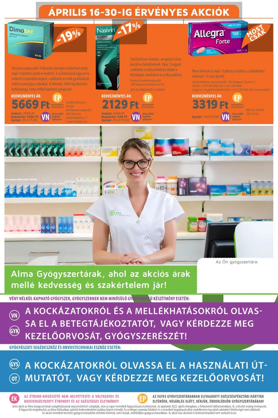 Alma akciós újság Patika 04.01–04.30 – 20. oldal