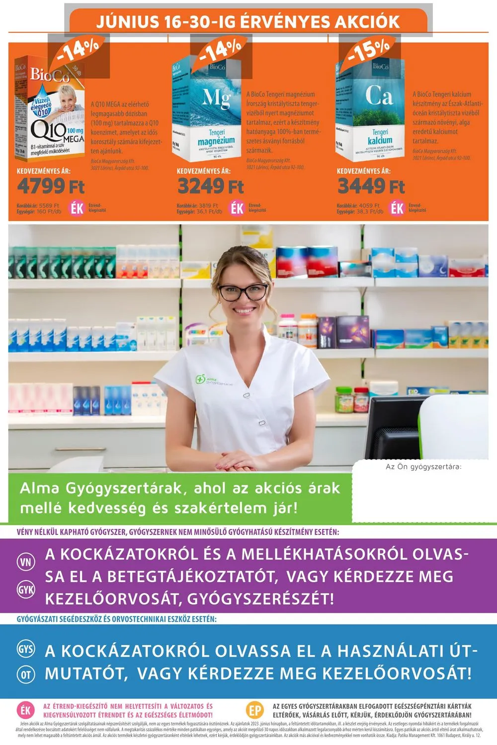 Alma akciós újság Patika 06.01–06.30 – 20. oldal