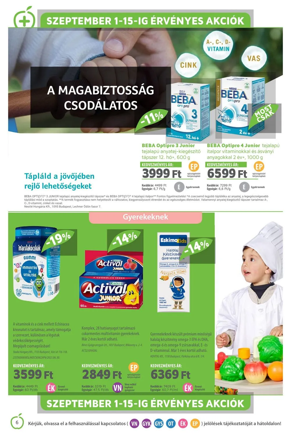 Alma akciós újság Patika 09.01–09.30 – 6. oldal