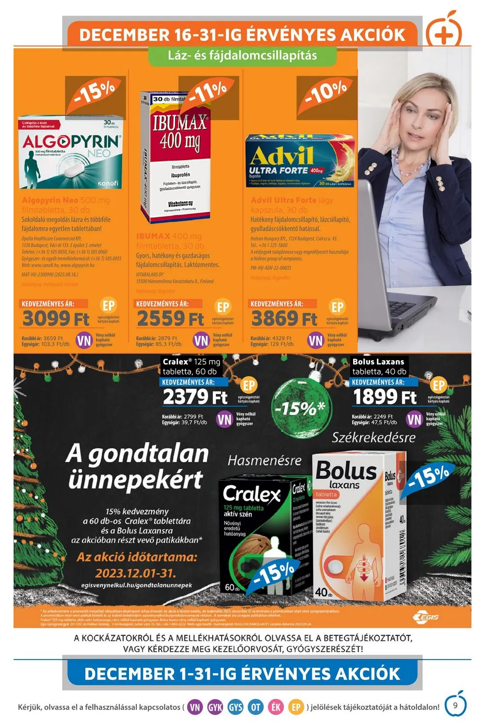 Alma akciós újság Patika 12.01–12.31 – 9. oldal