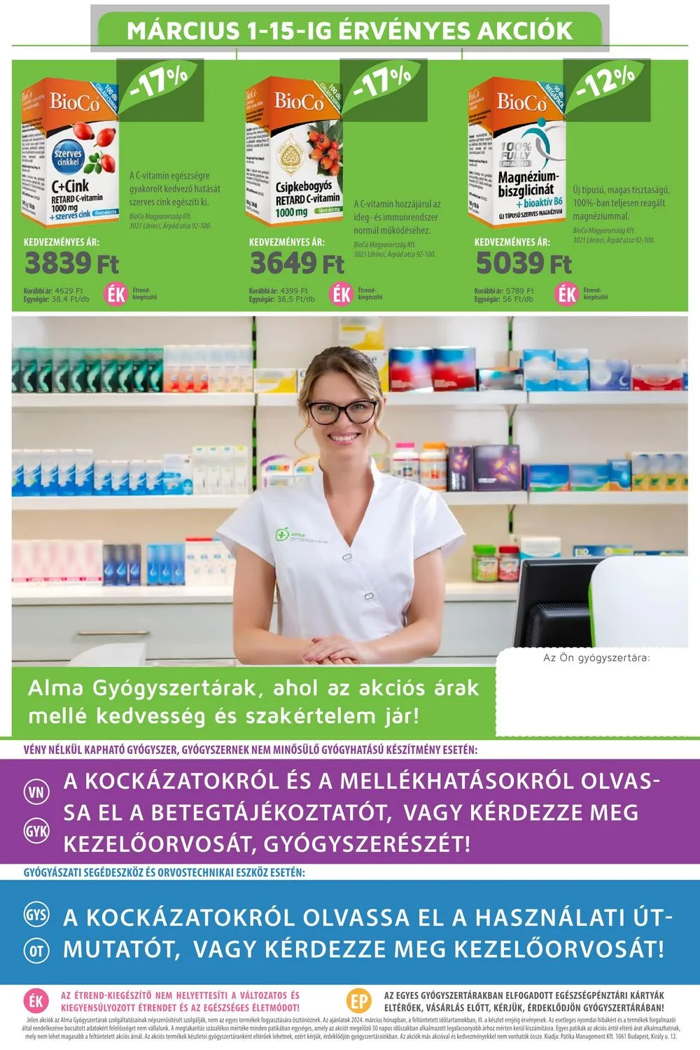 Alma akciós újság Patika 03.01–03.31 – 20. oldal
