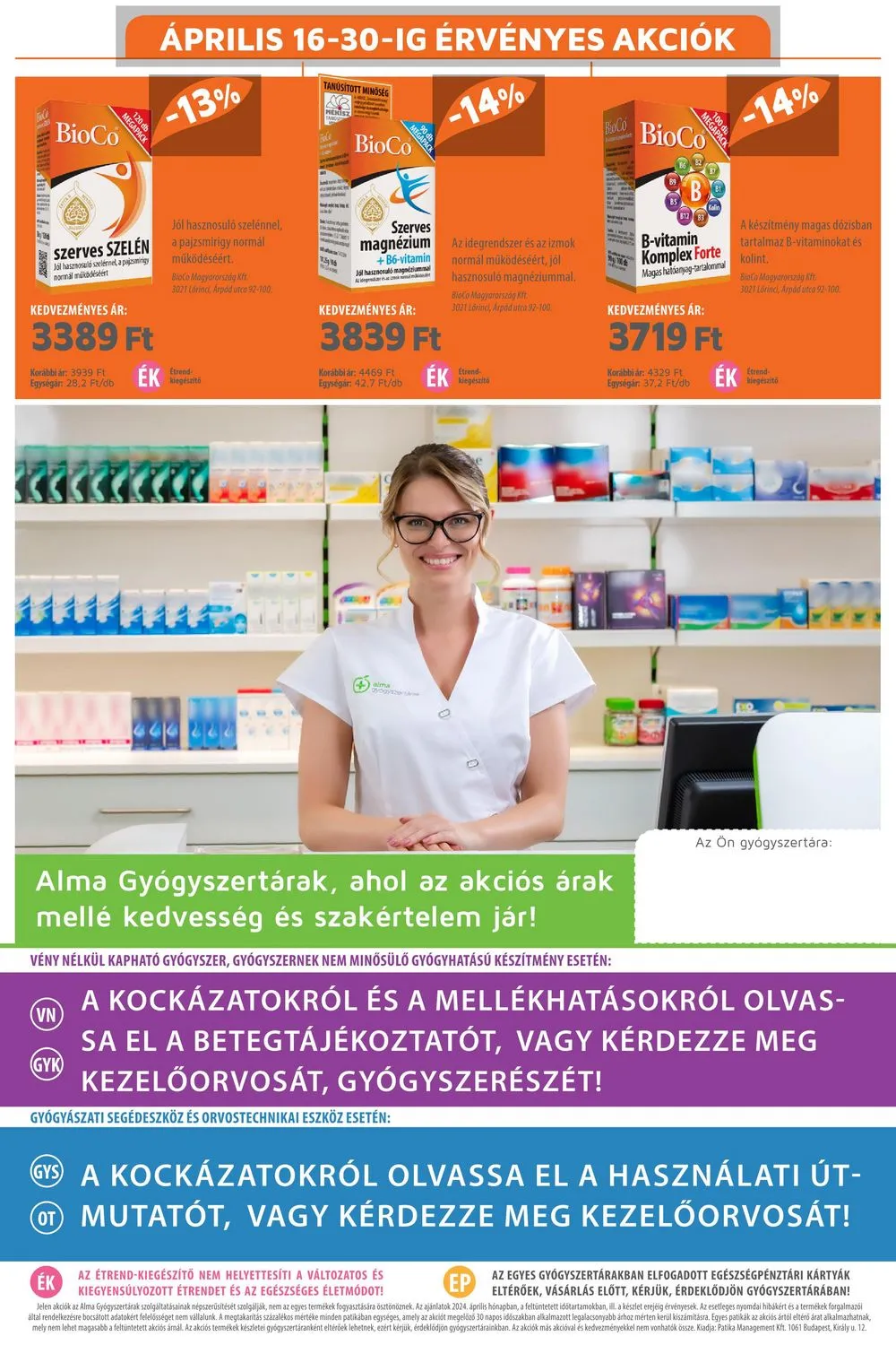 Alma akciós újság Patika 04.01–04.30 – 20. oldal