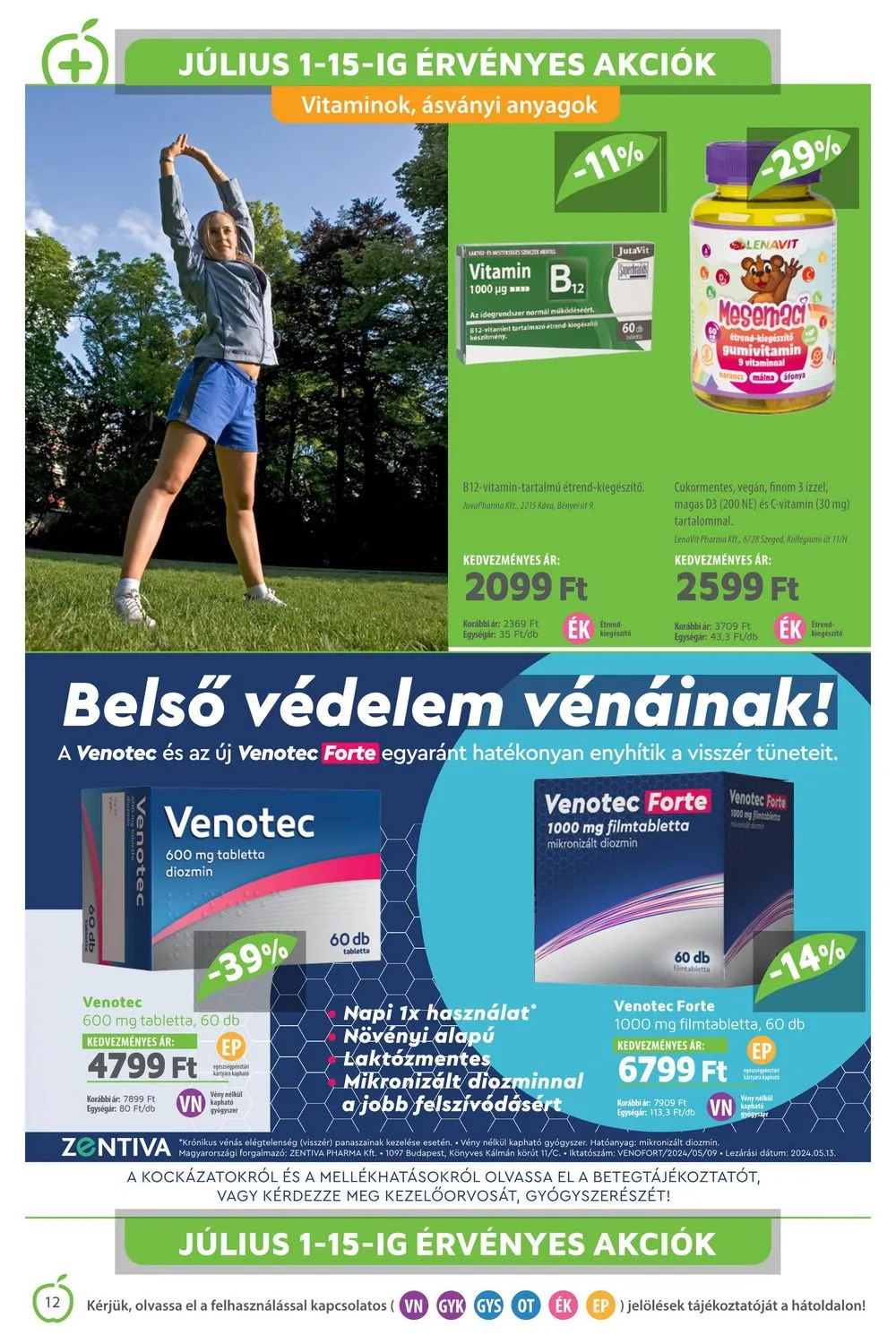 Alma akciós újság Patika 07.01–07.31 – 12. oldal