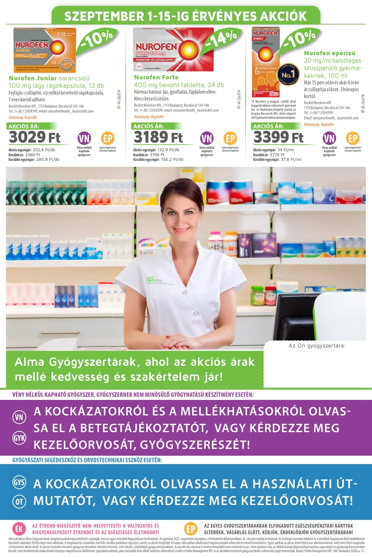 Alma akciós újság Patika 09.01–09.30 – 20. oldal