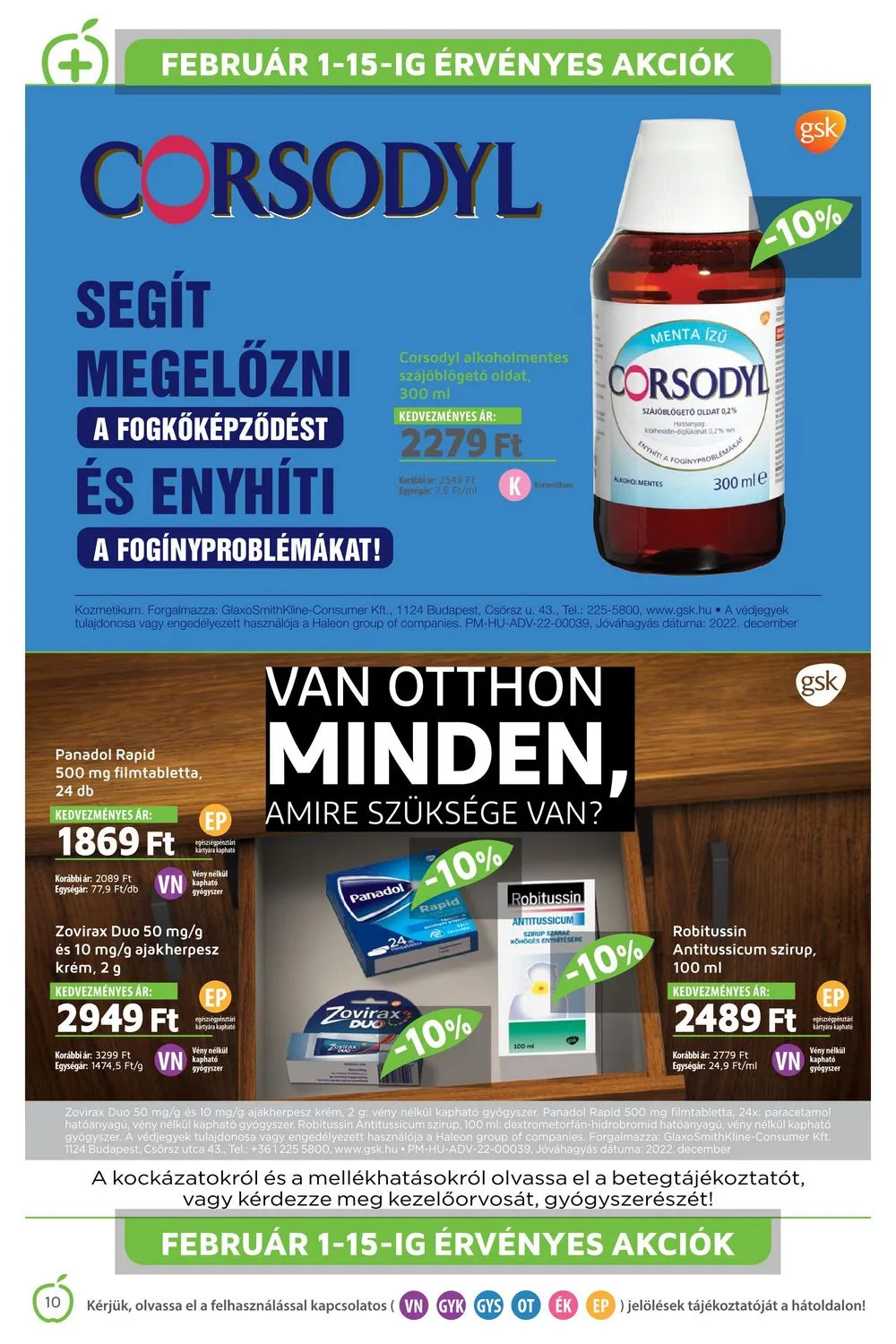 Alma akciós újság Patikak 02.01–02.28 – 10. oldal