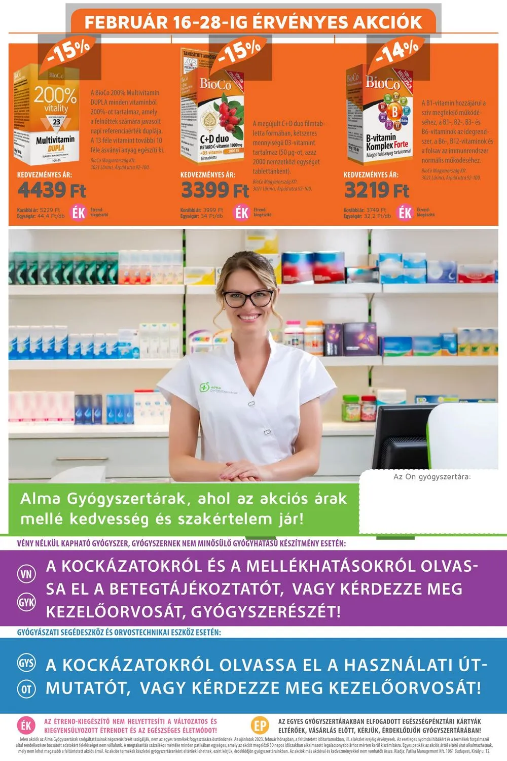 Alma akciós újság Patikak 02.01–02.28 – 20. oldal