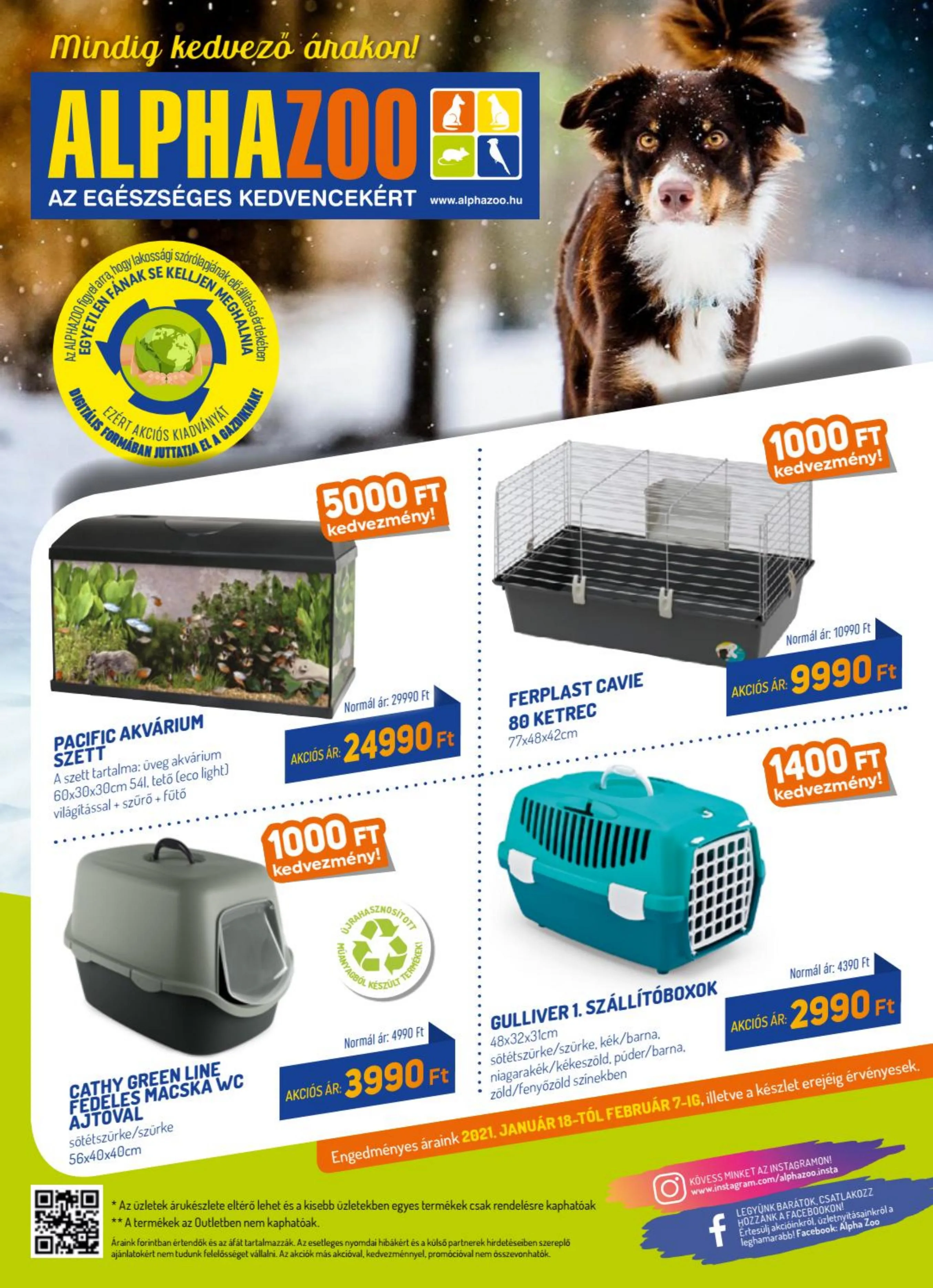 Alphazoo akciós újság 01.18–02.07