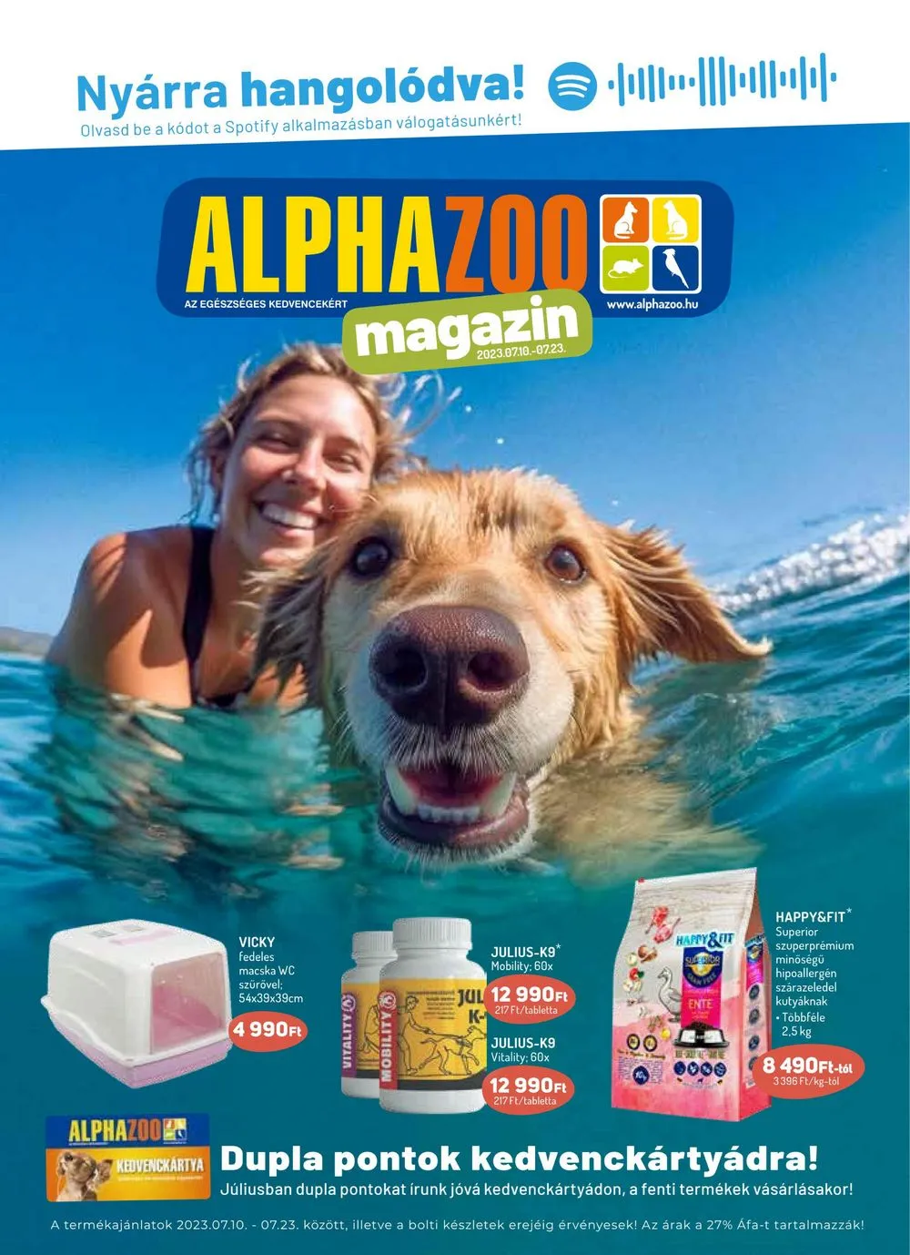 Alphazoo akciós újság 07.10–07.23
