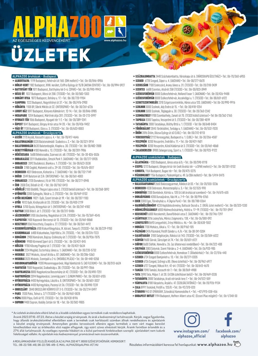 Alphazoo akciós újság 07.10–07.23 – 12. oldal