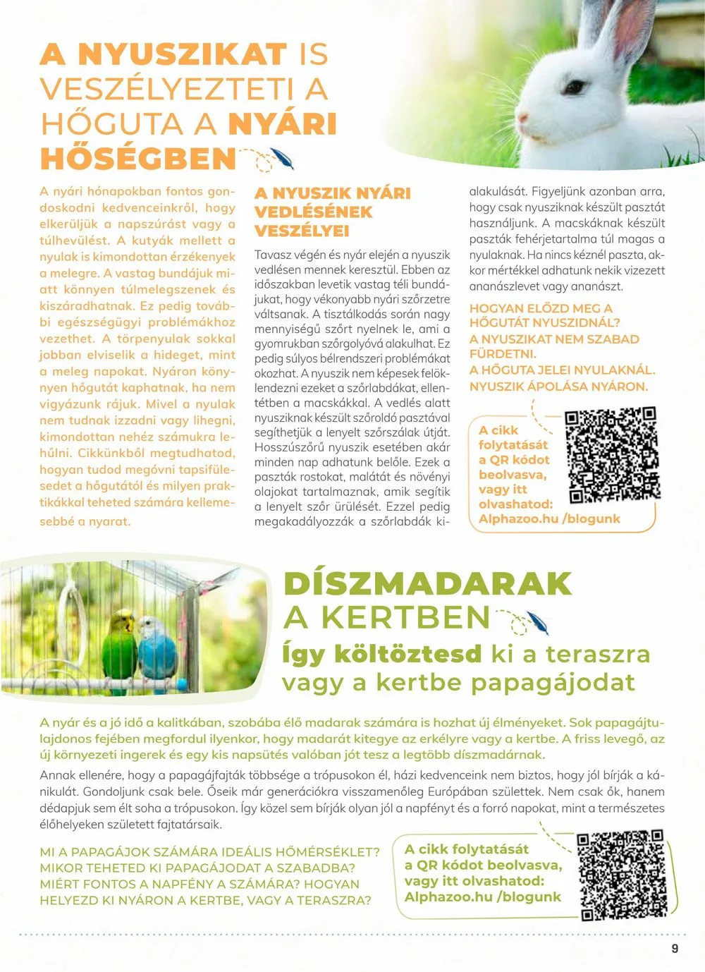 Alphazoo akciós újság 07.10–07.23 – 9. oldal