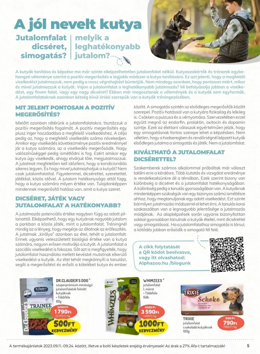 Alphazoo akciós újság 09.11–09.24 – 5. oldal