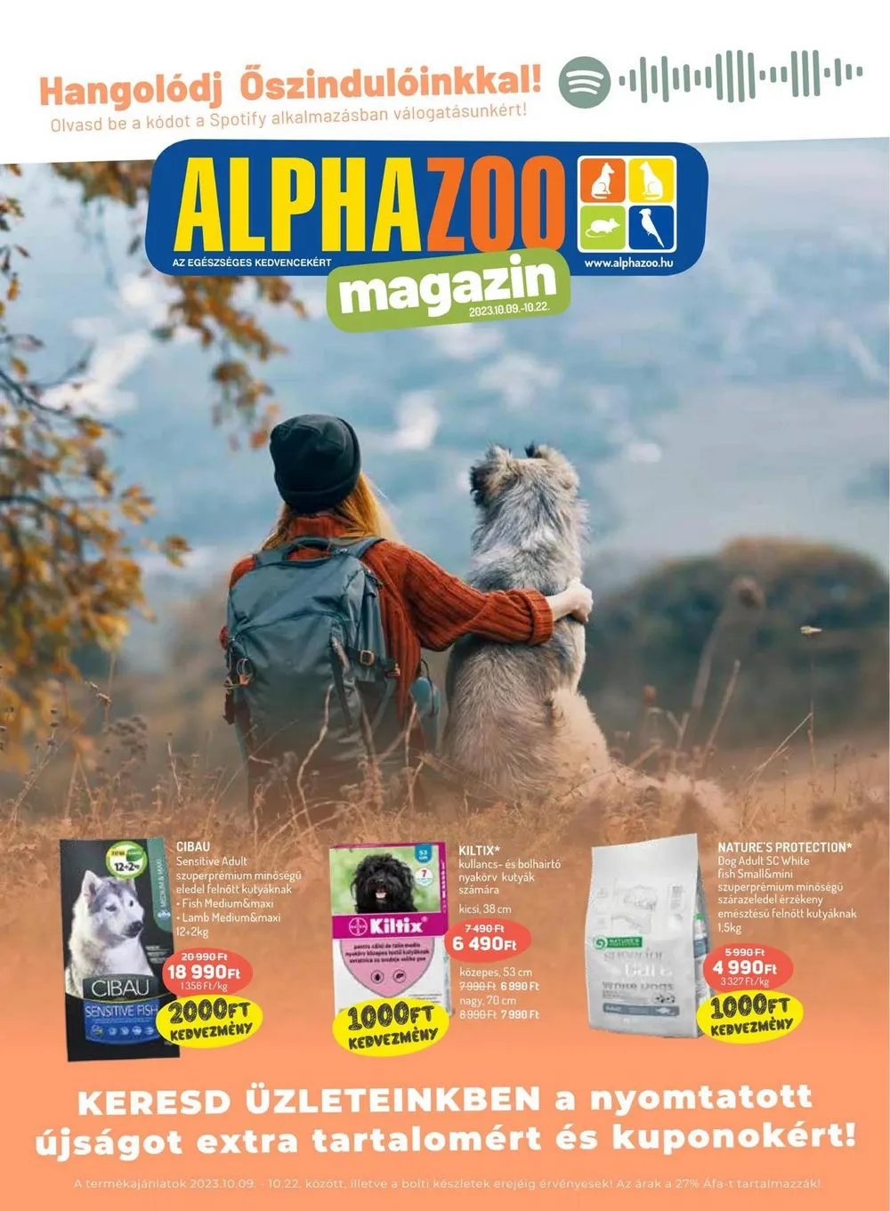 Alphazoo akciós újság 10.09–10.22