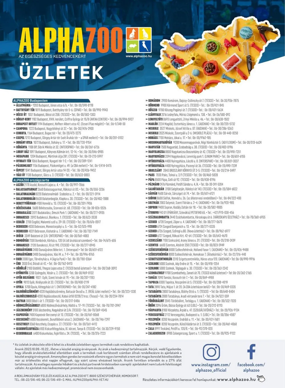 Alphazoo akciós újság 10.09–10.22 – 14. oldal