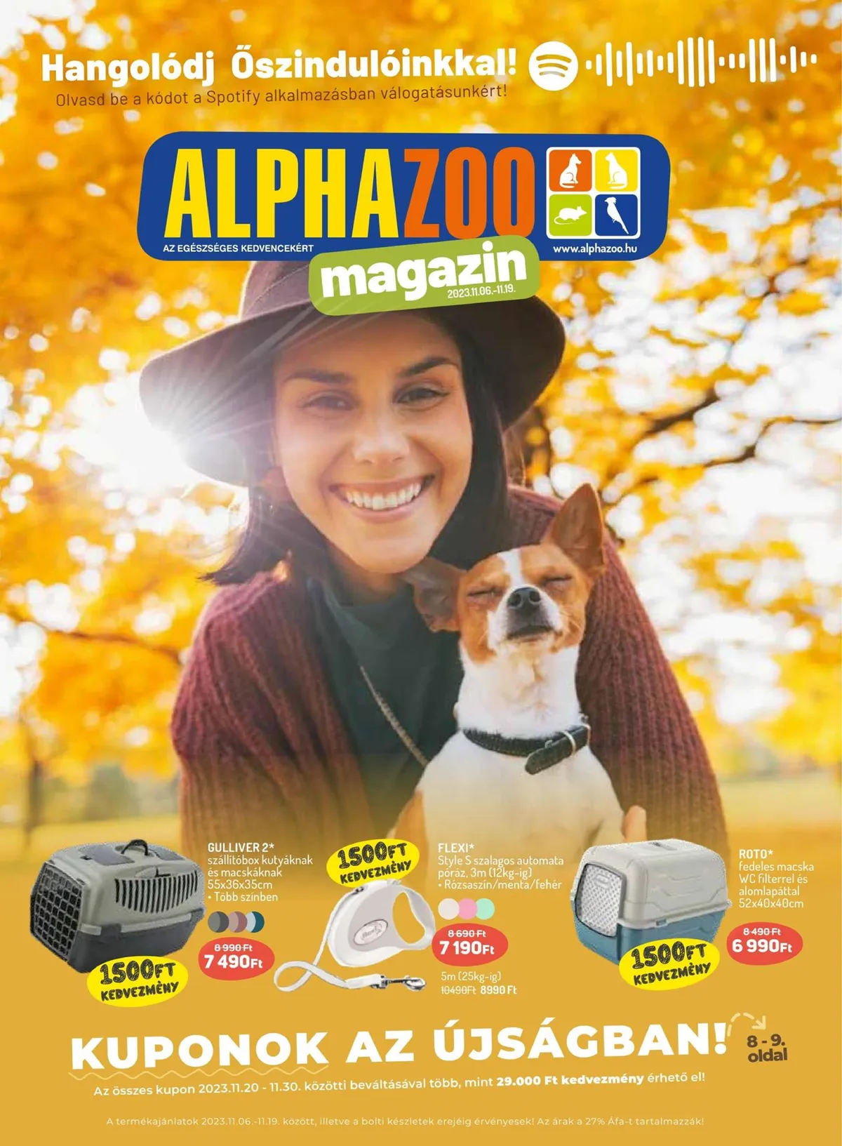 Alphazoo akciós újság 11.06–11.19