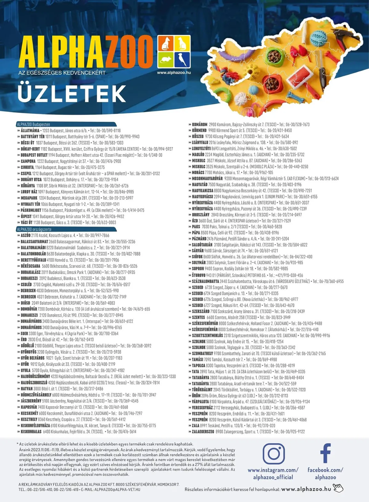 Alphazoo akciós újság 11.06–11.19 – 14. oldal
