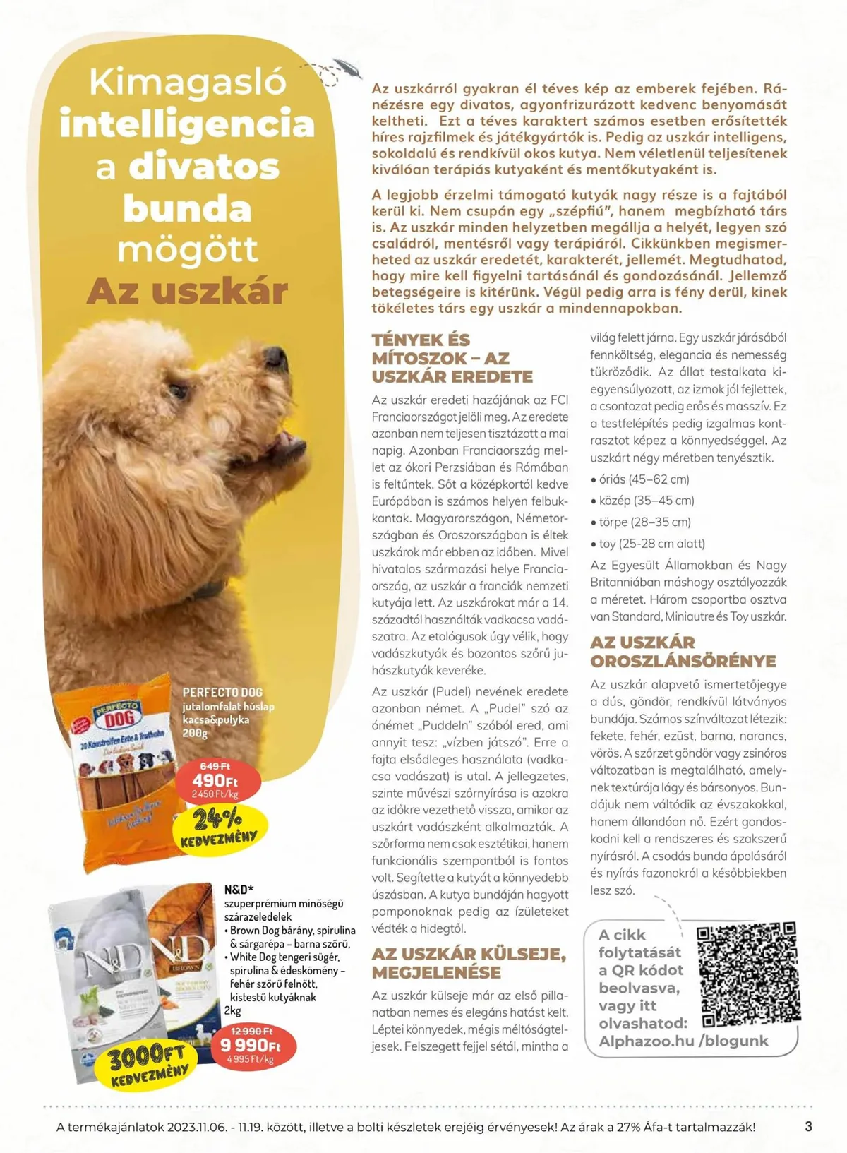 Alphazoo akciós újság 11.06–11.19 – 3. oldal