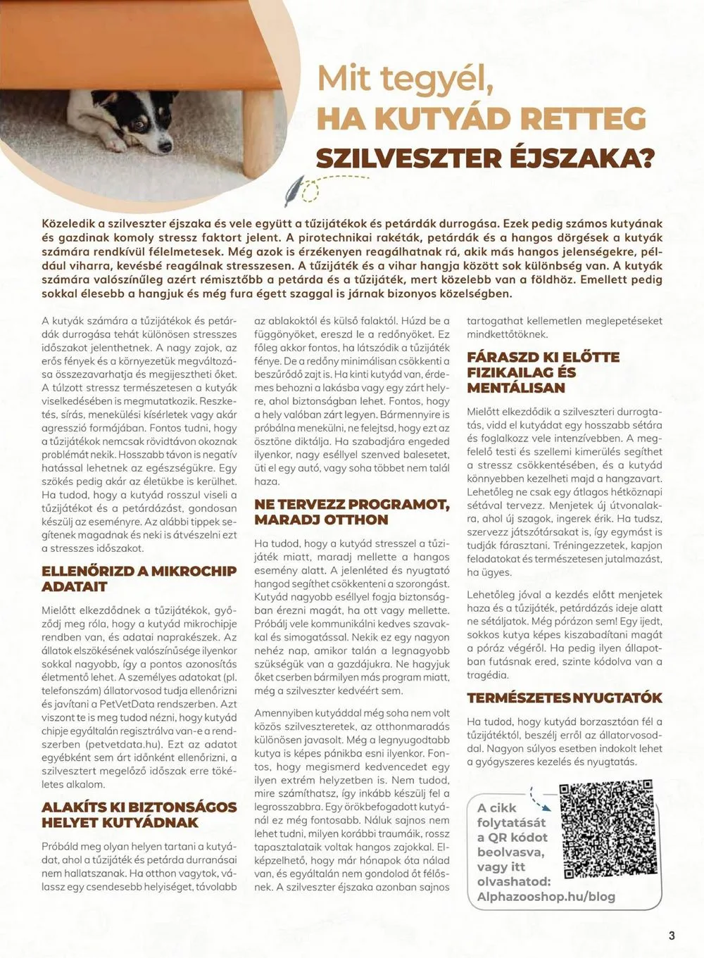 Alphazoo akciós újság 12.04–12.24 – 3. oldal