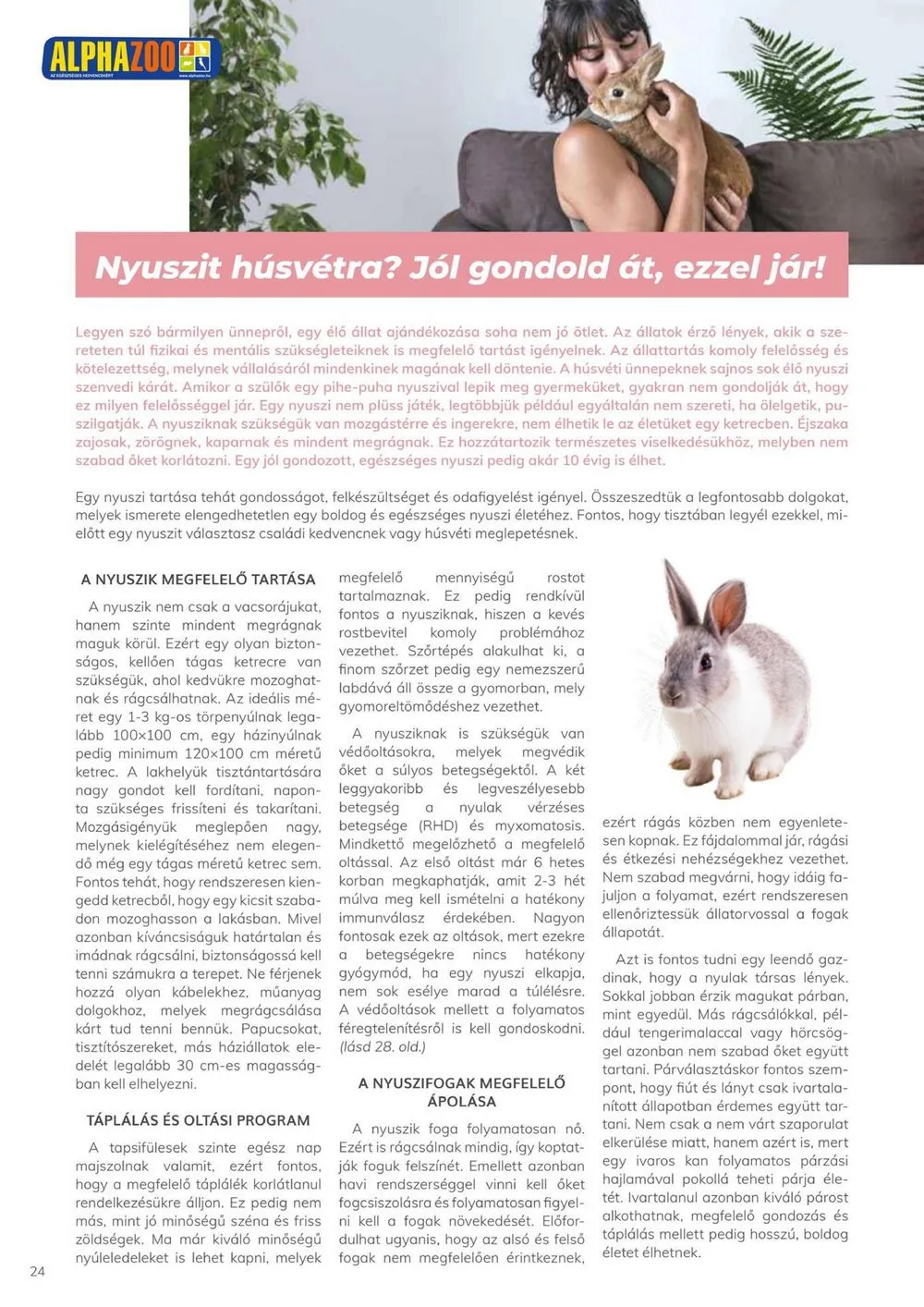 Alphazoo akciós újság 03.13–03.24 – 24. oldal