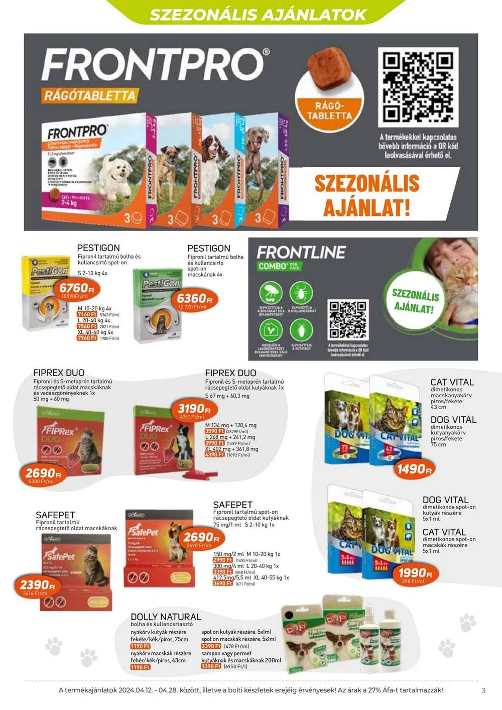 Alphazoo akciós újság 04.12–04.28 – 3. oldal