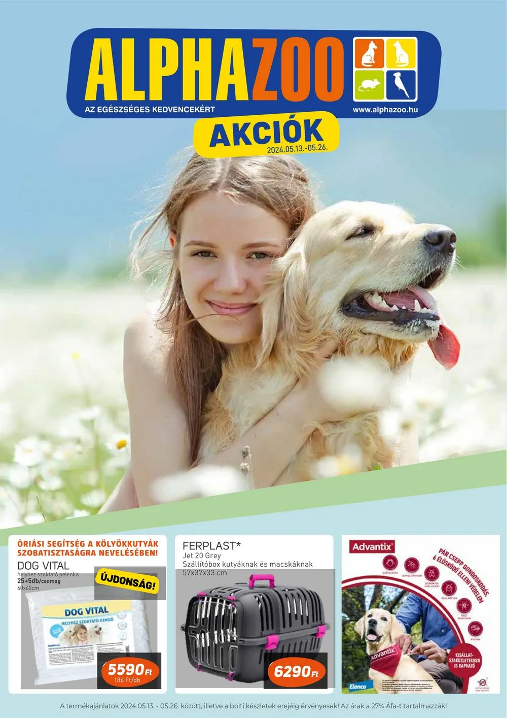 Alphazoo akciós újság 05.13–05.26