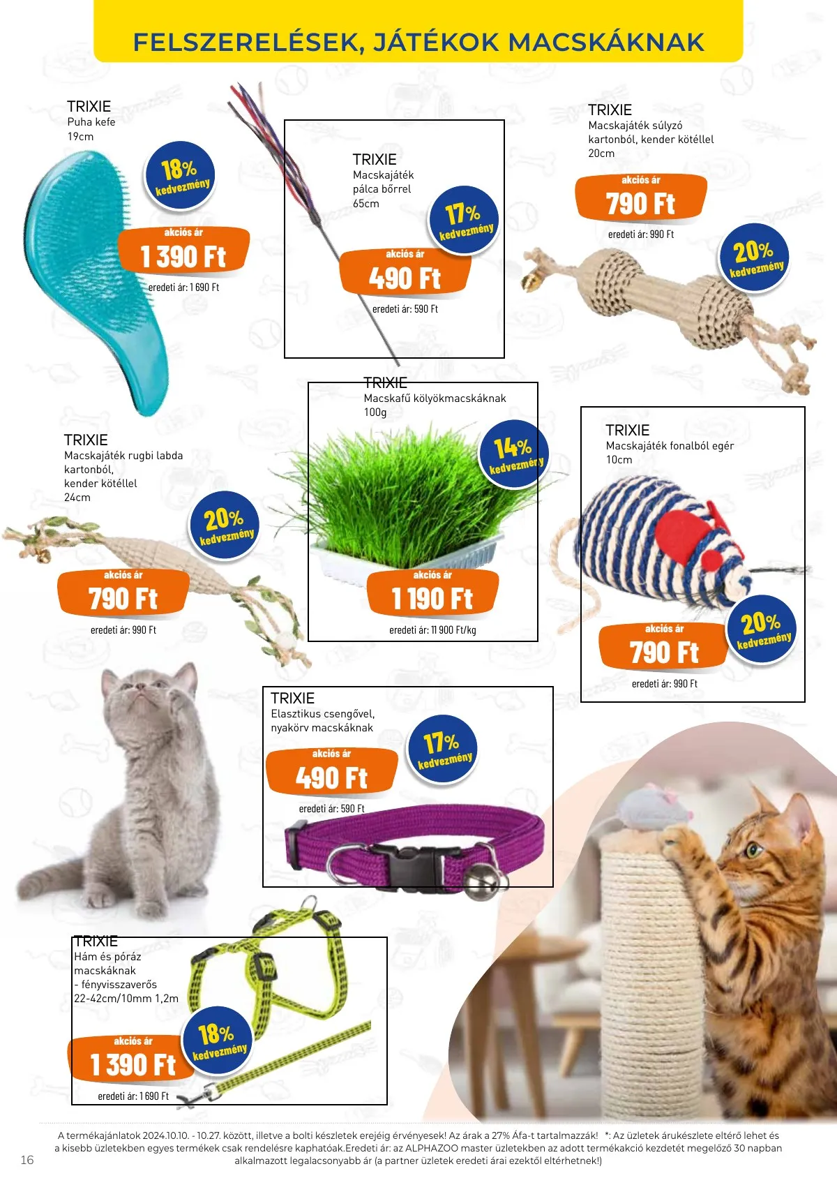 Alphazoo akciós újság 11.11–11.24 – 16. oldal