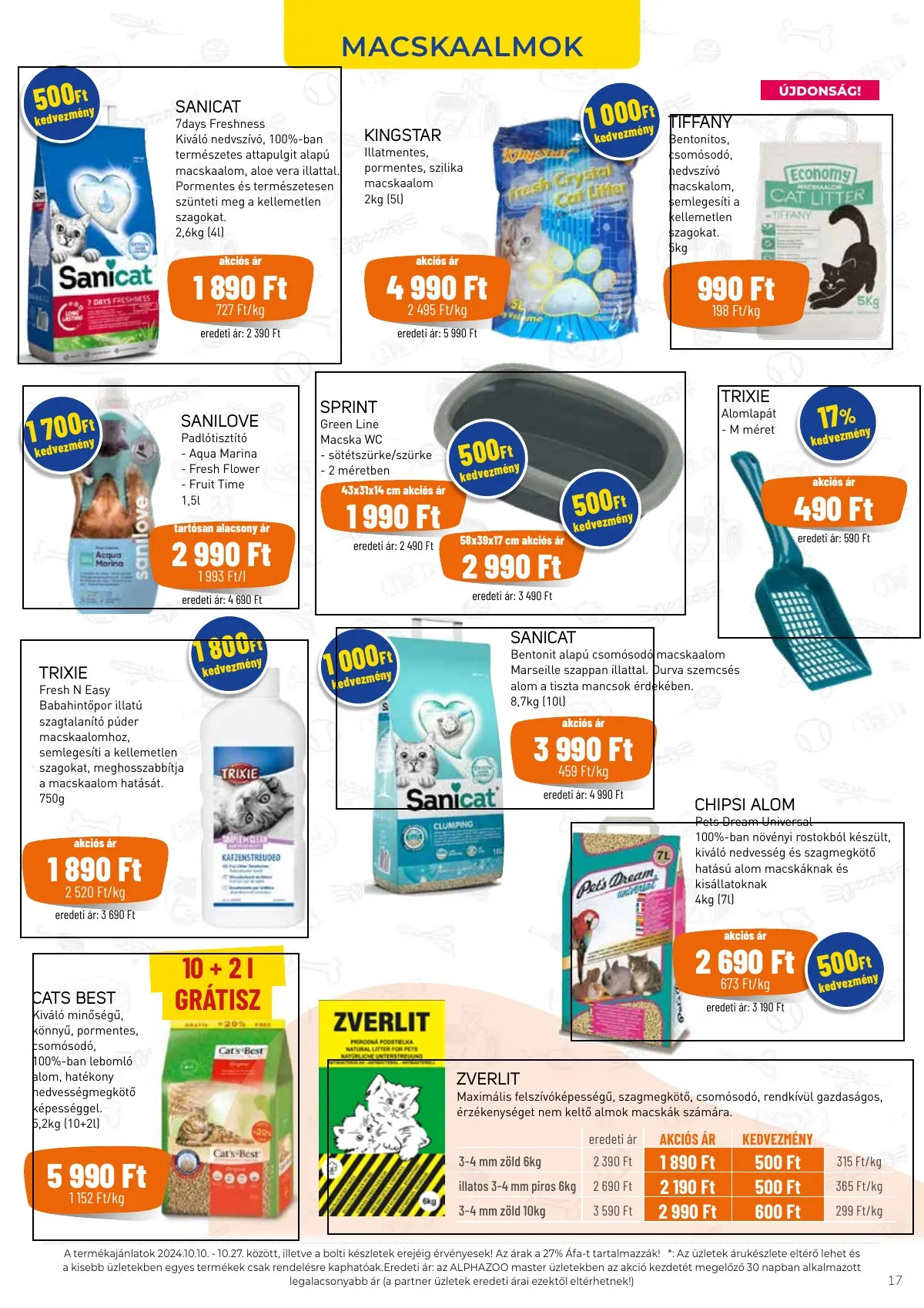 Alphazoo akciós újság 11.11–11.24 – 17. oldal