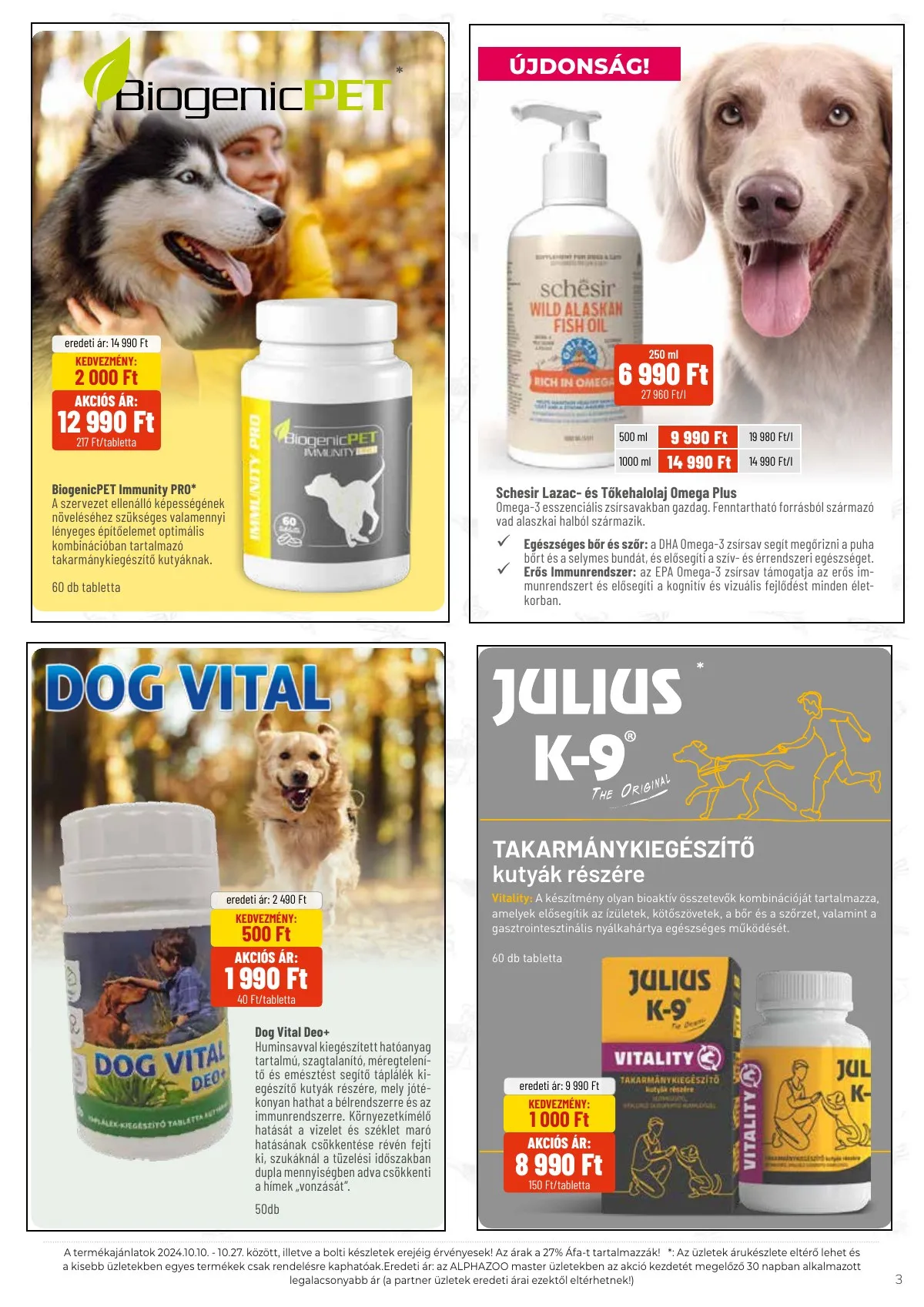 Alphazoo akciós újság 11.11–11.24 – 3. oldal