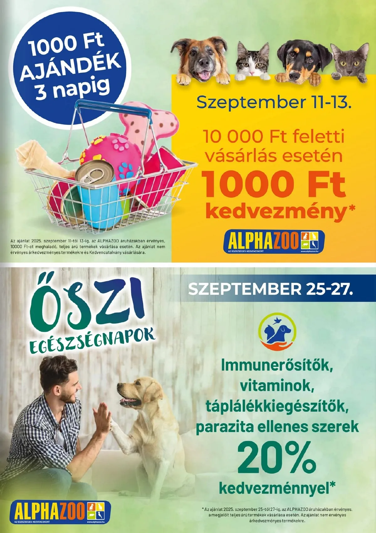 Alphazoo akciós újság 09.04–09.21 – 23. oldal