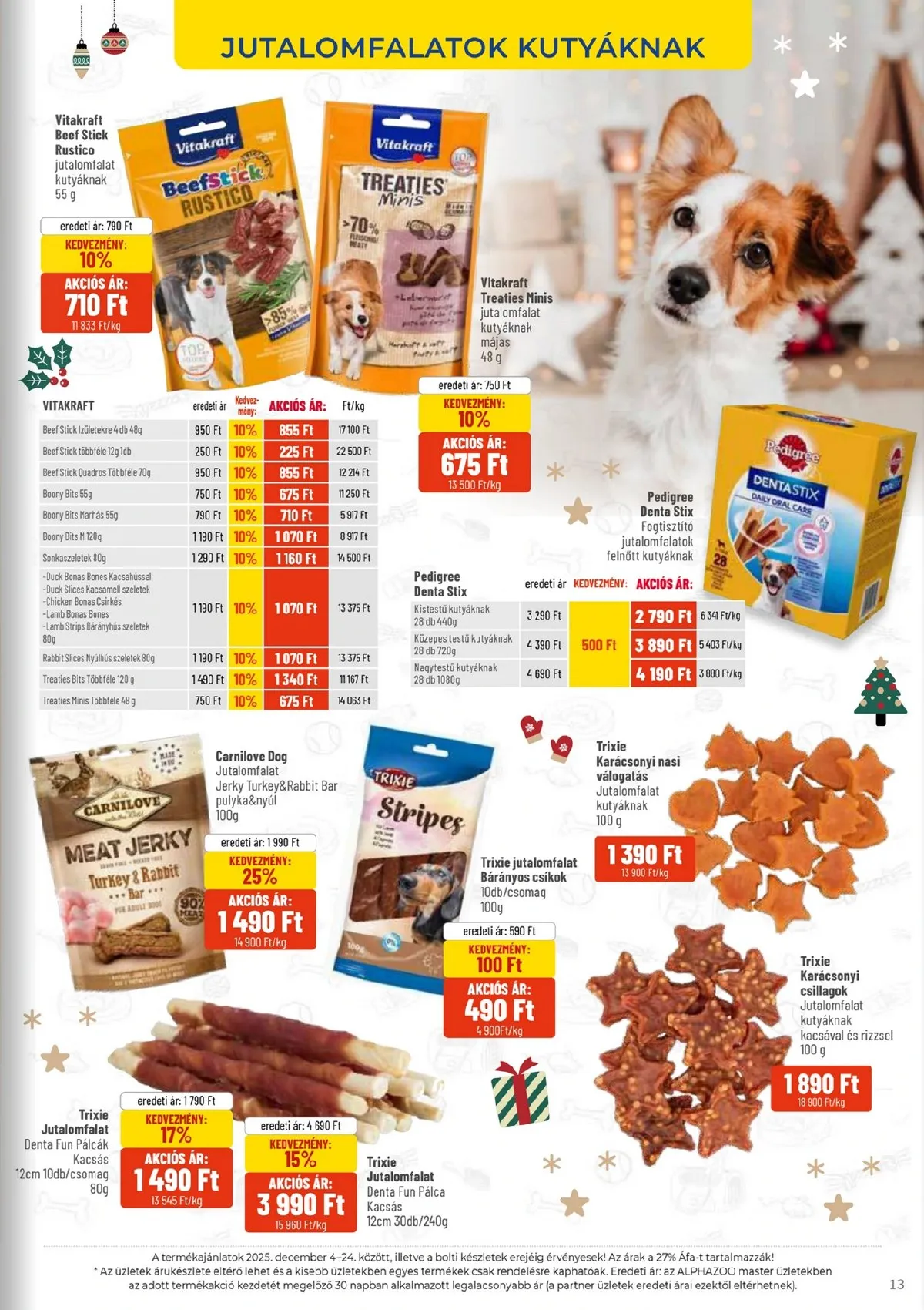 Alphazoo akciós újság 12.01–12.31 – 13. oldal