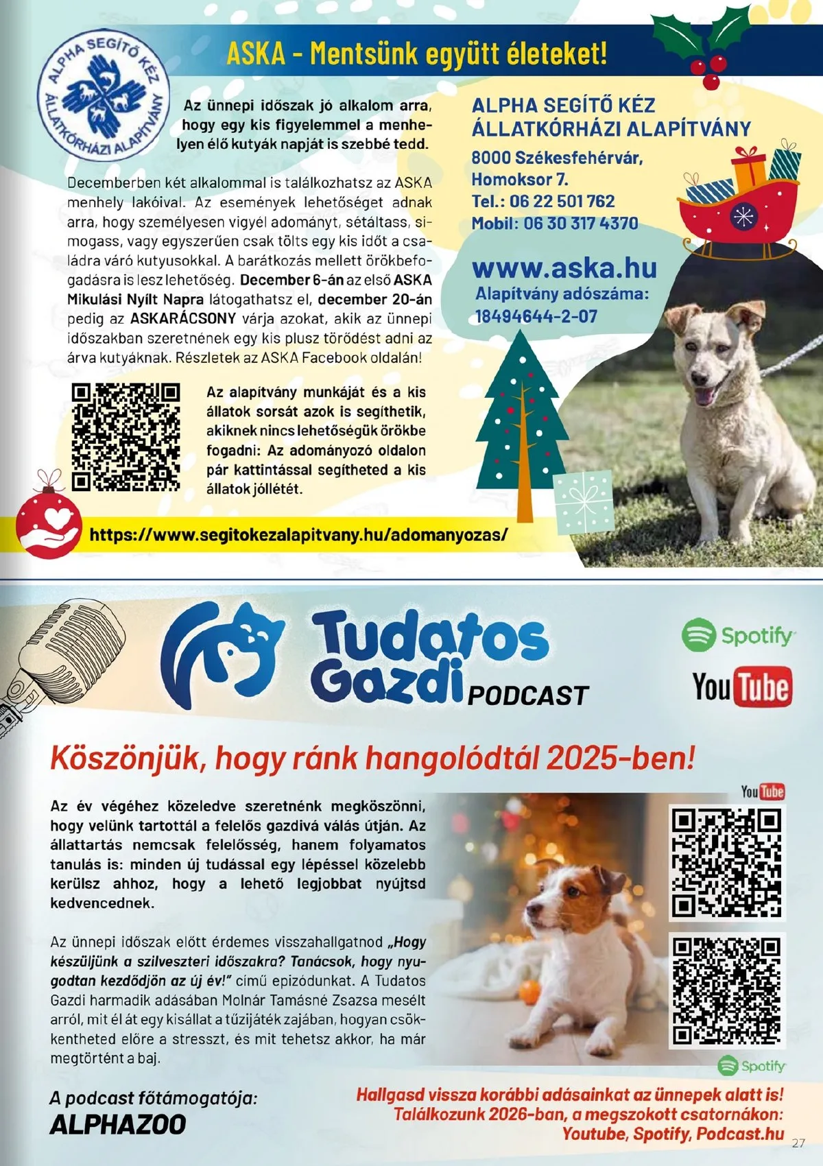 Alphazoo akciós újság 12.01–12.31 – 27. oldal