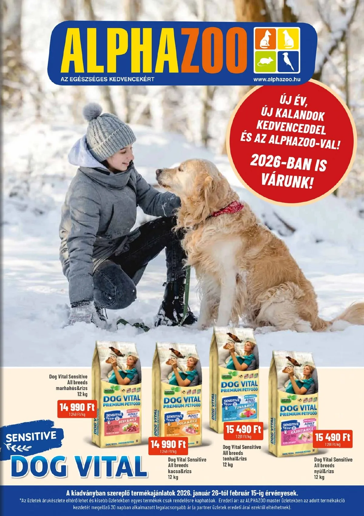 Alphazoo akciós újság 01.26–02.15