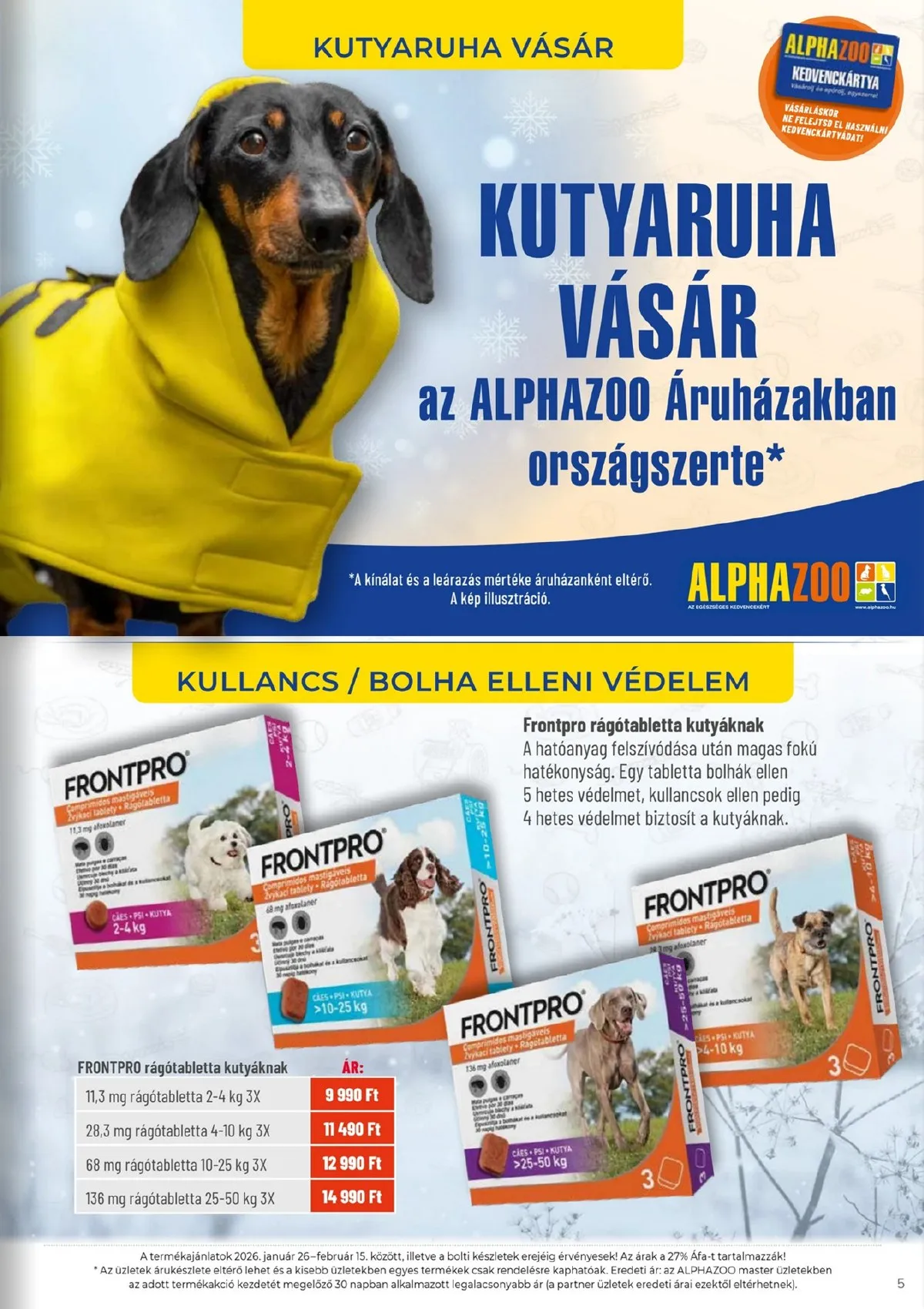 Alphazoo akciós újság 01.26–02.15 – 5. oldal